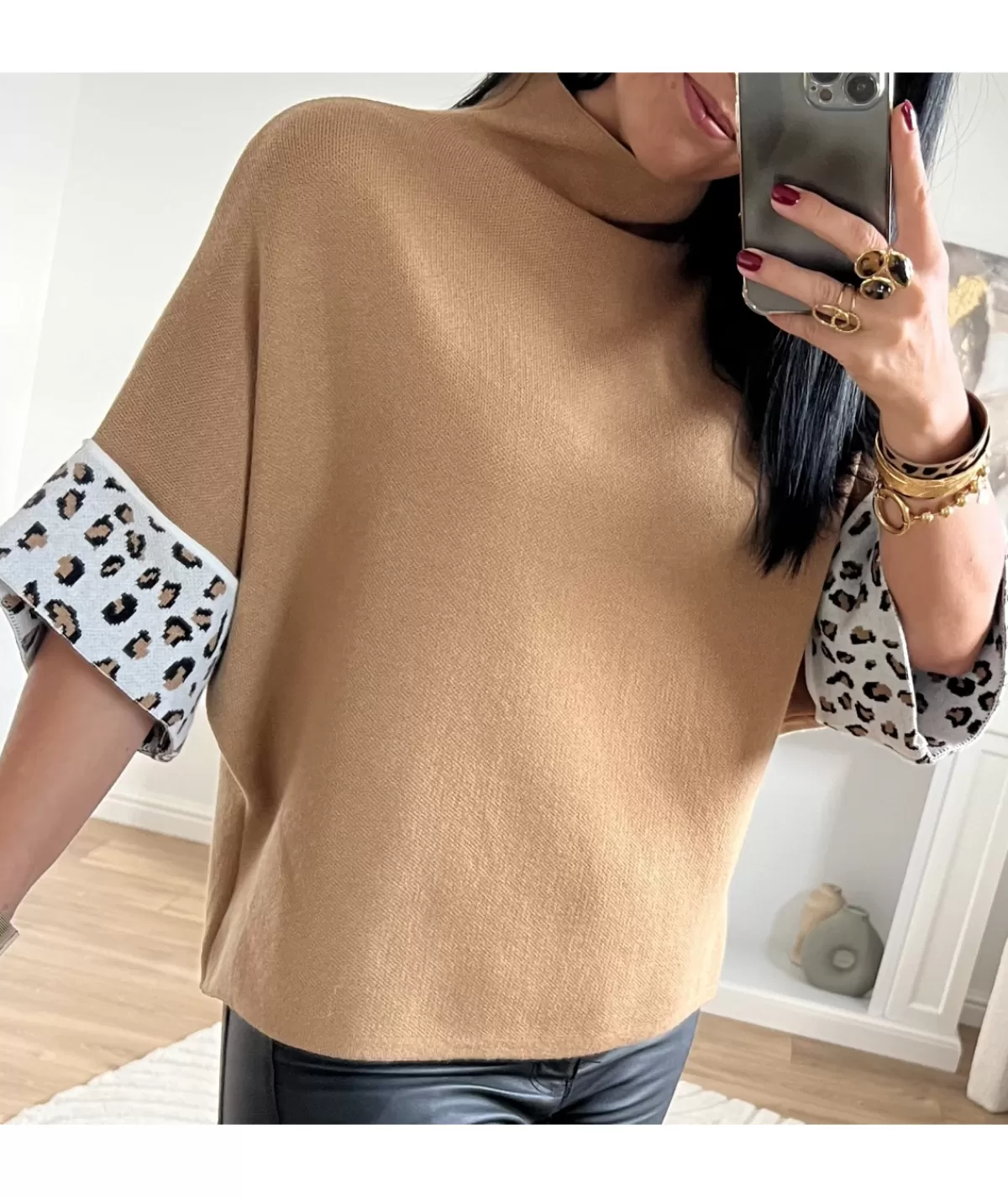 La boutique de Lilie Pulls / Gilets>PULL SOURAYA Camel
