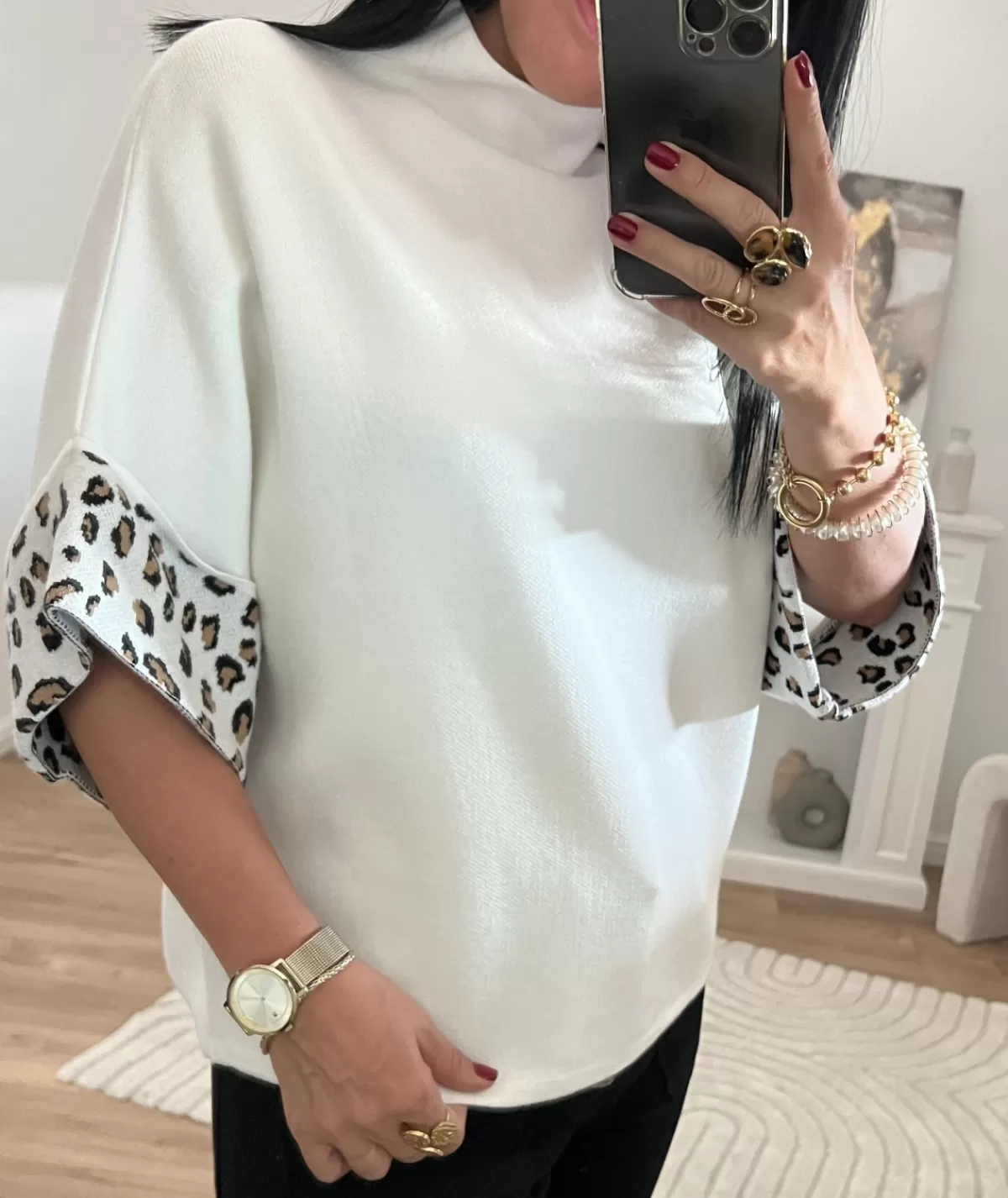 La boutique de Lilie Pulls / Gilets>PULL SOURAYA Blanc