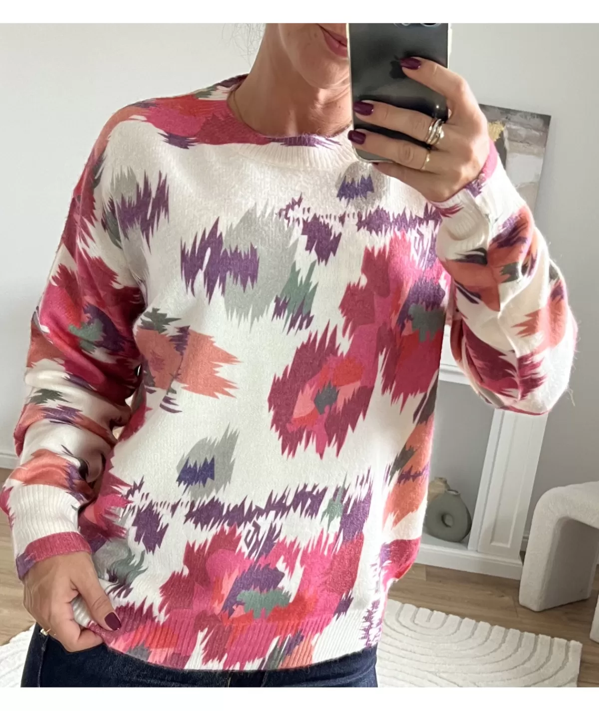La boutique de Lilie Pulls / Gilets>PULL SYLVANIA Rose
