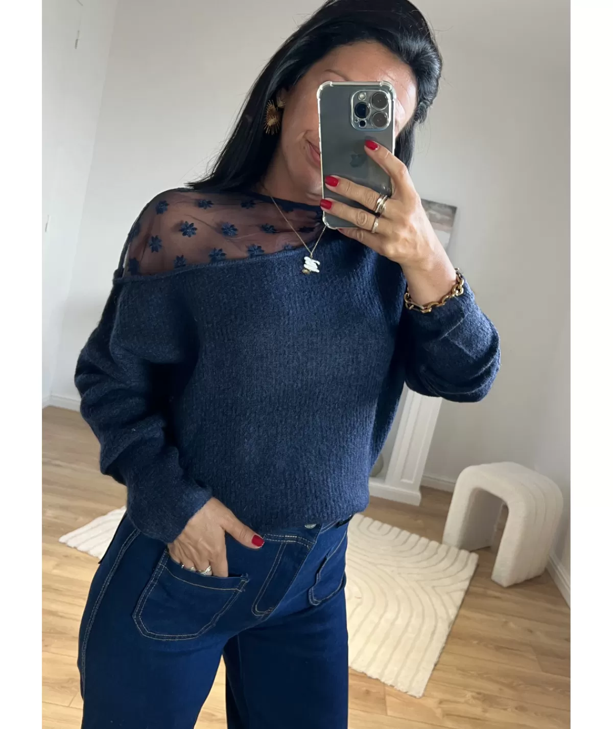 La boutique de Lilie Pulls / Gilets>PULL WANDA Marine