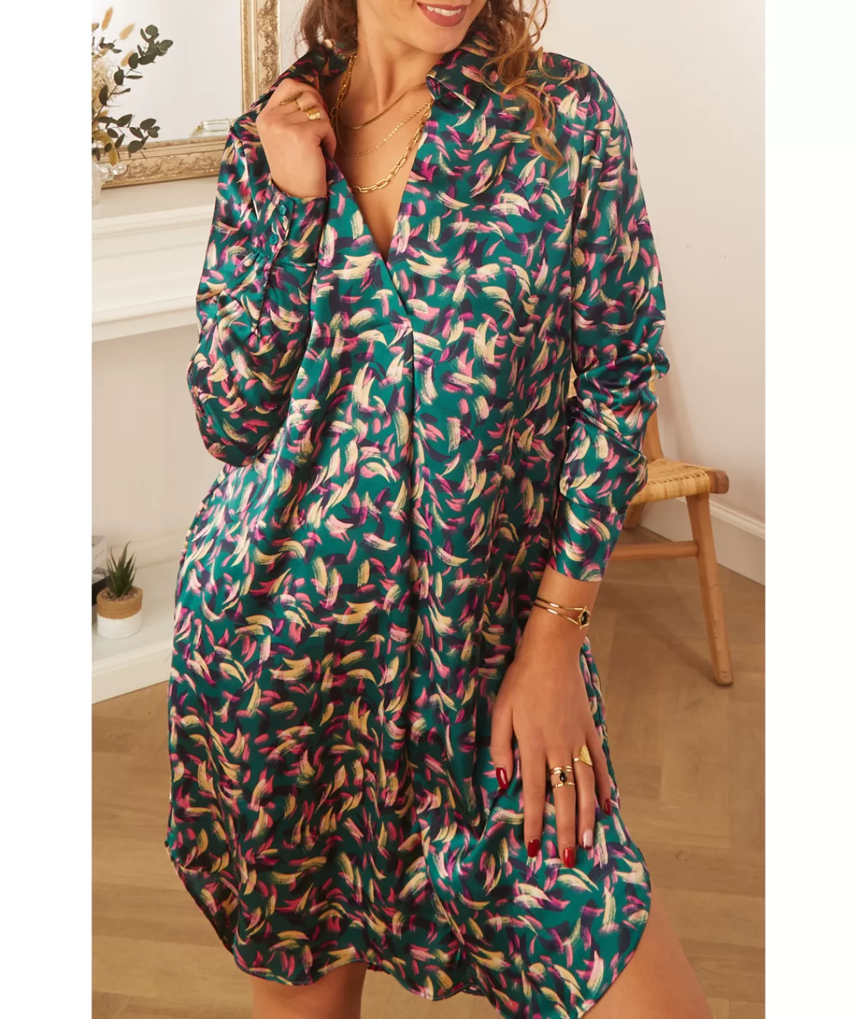 La boutique de Lilie Robes>ROBE ABY Vert