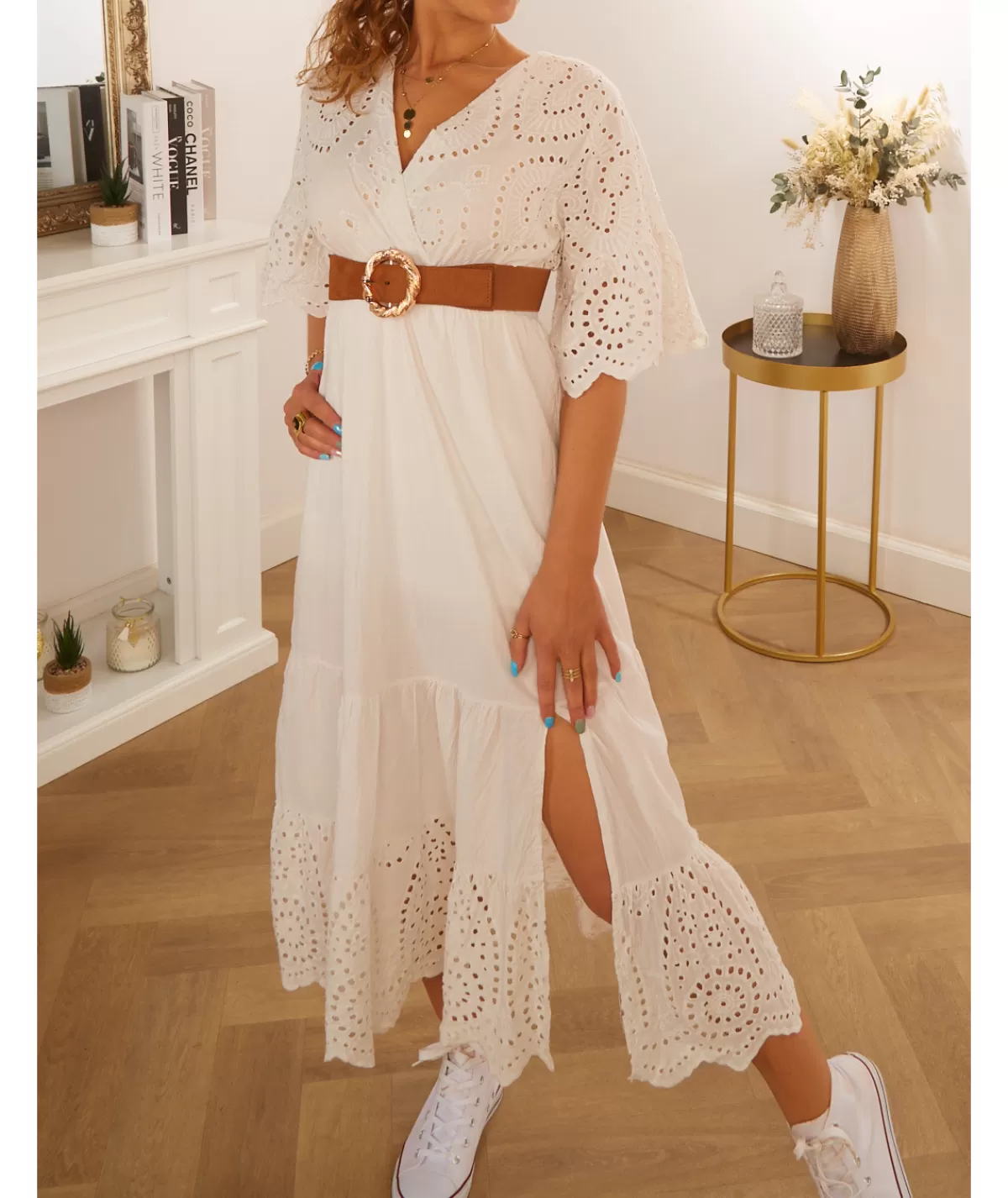 La boutique de Lilie Robes>ROBE ADELE Beige