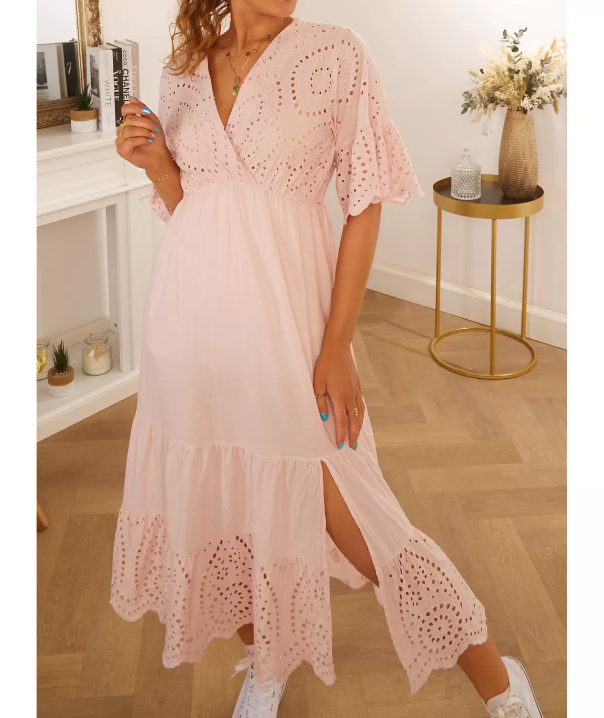La boutique de Lilie Robes>ROBE ADELE Rosepoudre