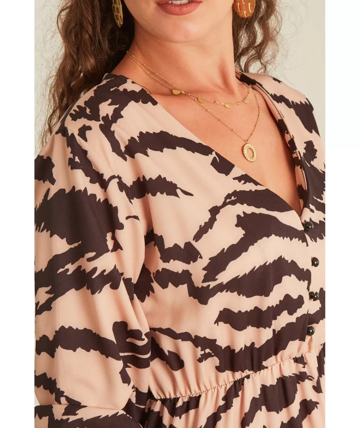 La boutique de Lilie Robes>ROBE ALBERTINE Beige