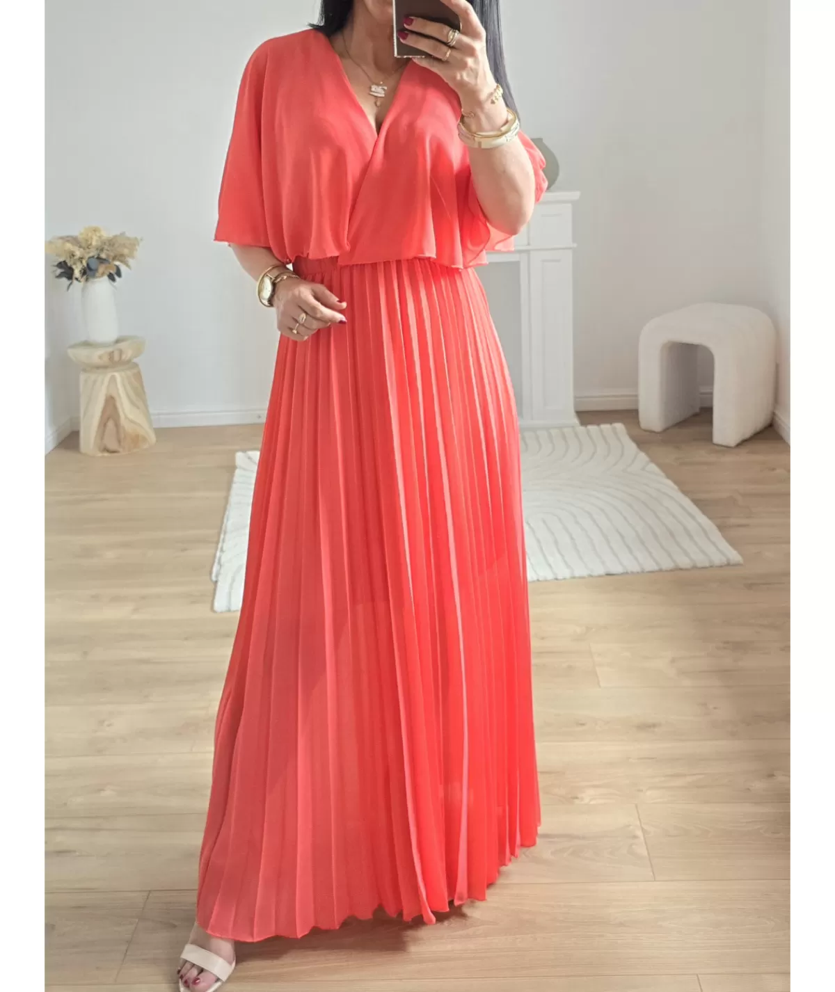 La boutique de Lilie Robes>ROBE ALICE Corail