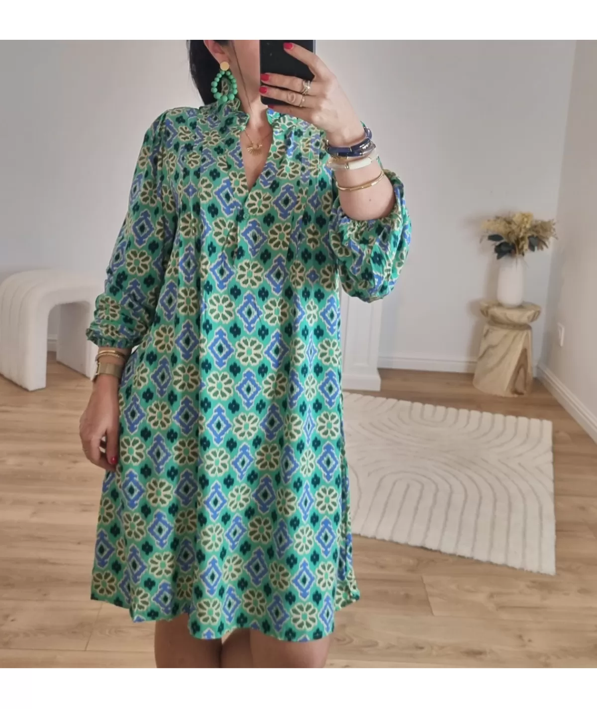 La boutique de Lilie Robes>ROBE ALICIA Vert