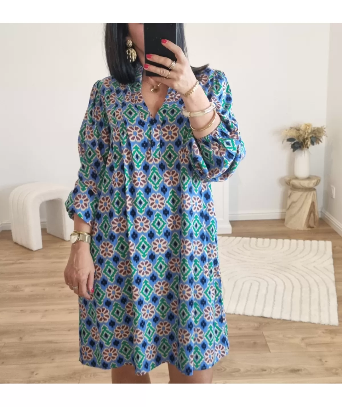La boutique de Lilie Robes>ROBE ALICIA Bleu