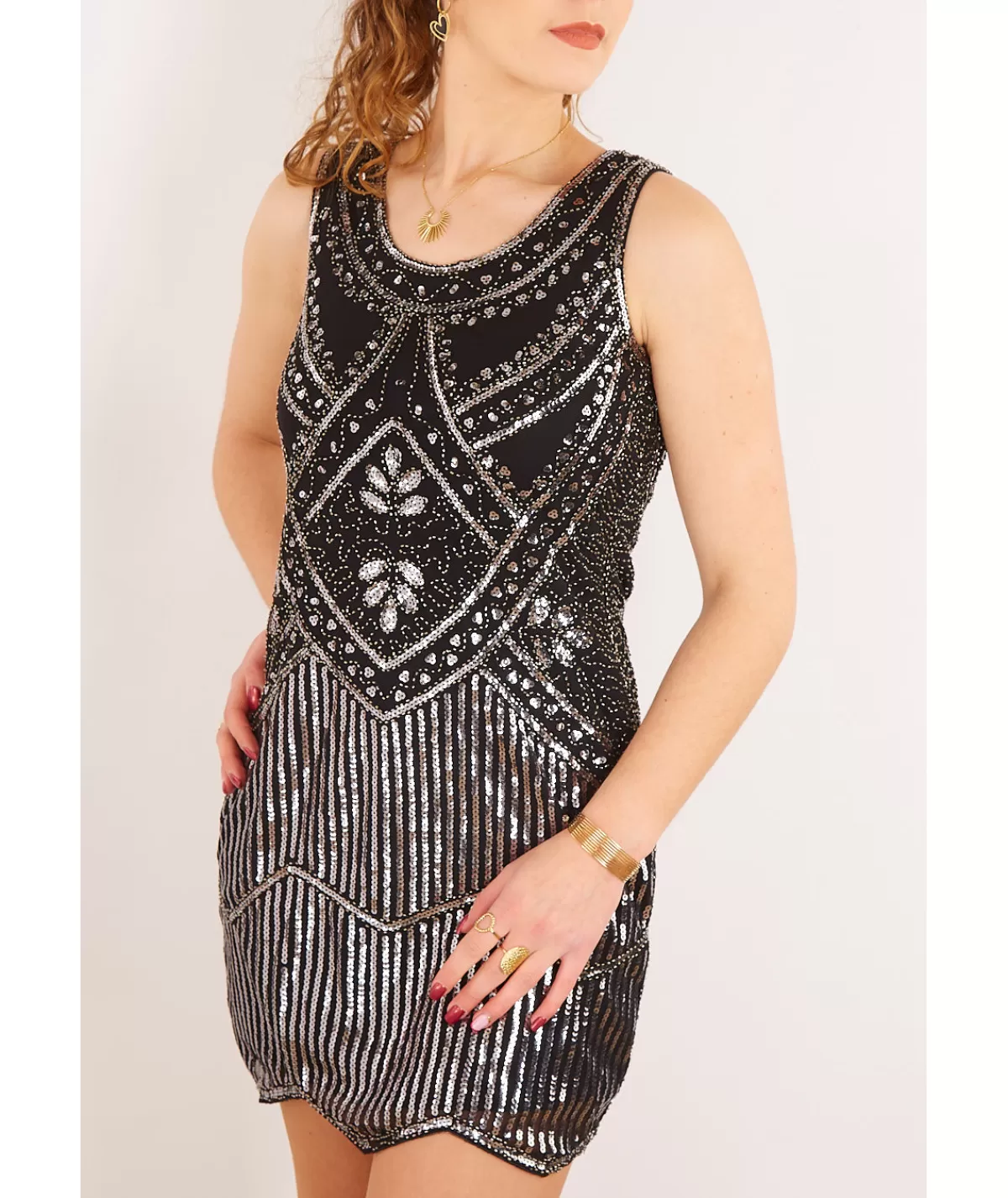 La boutique de Lilie Robes>ROBE ALINA Argente