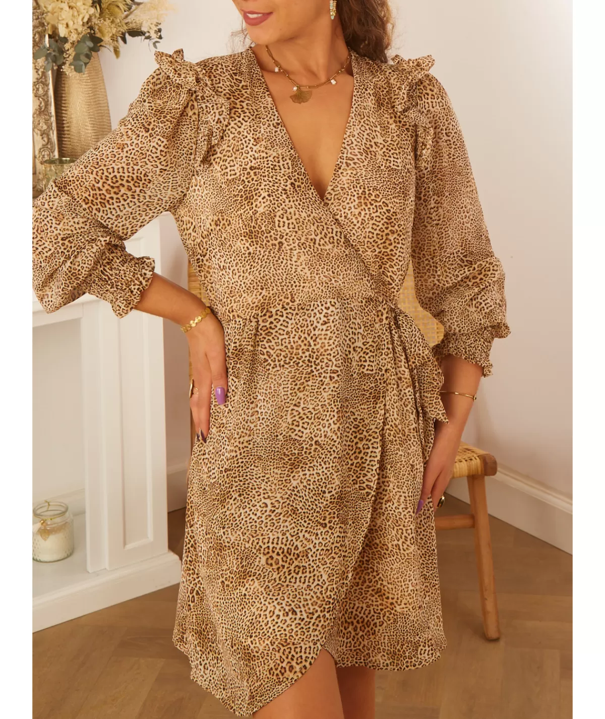 La boutique de Lilie Robes>ROBE ALISSA Taupe