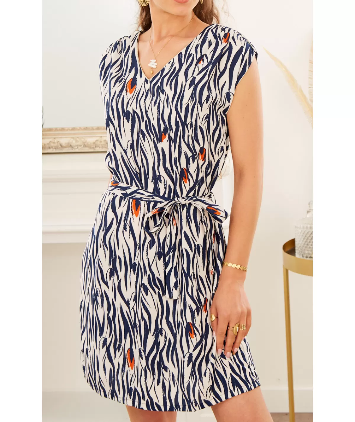 La boutique de Lilie Robes>ROBE AMELIANA Marine