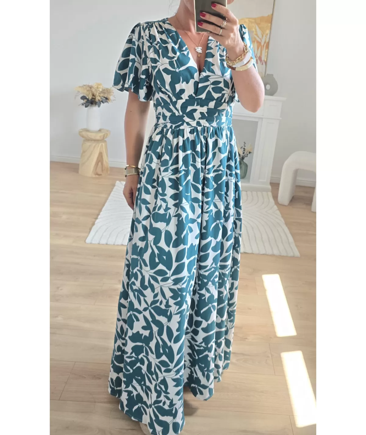 La boutique de Lilie Robes>ROBE ANAIS Vert
