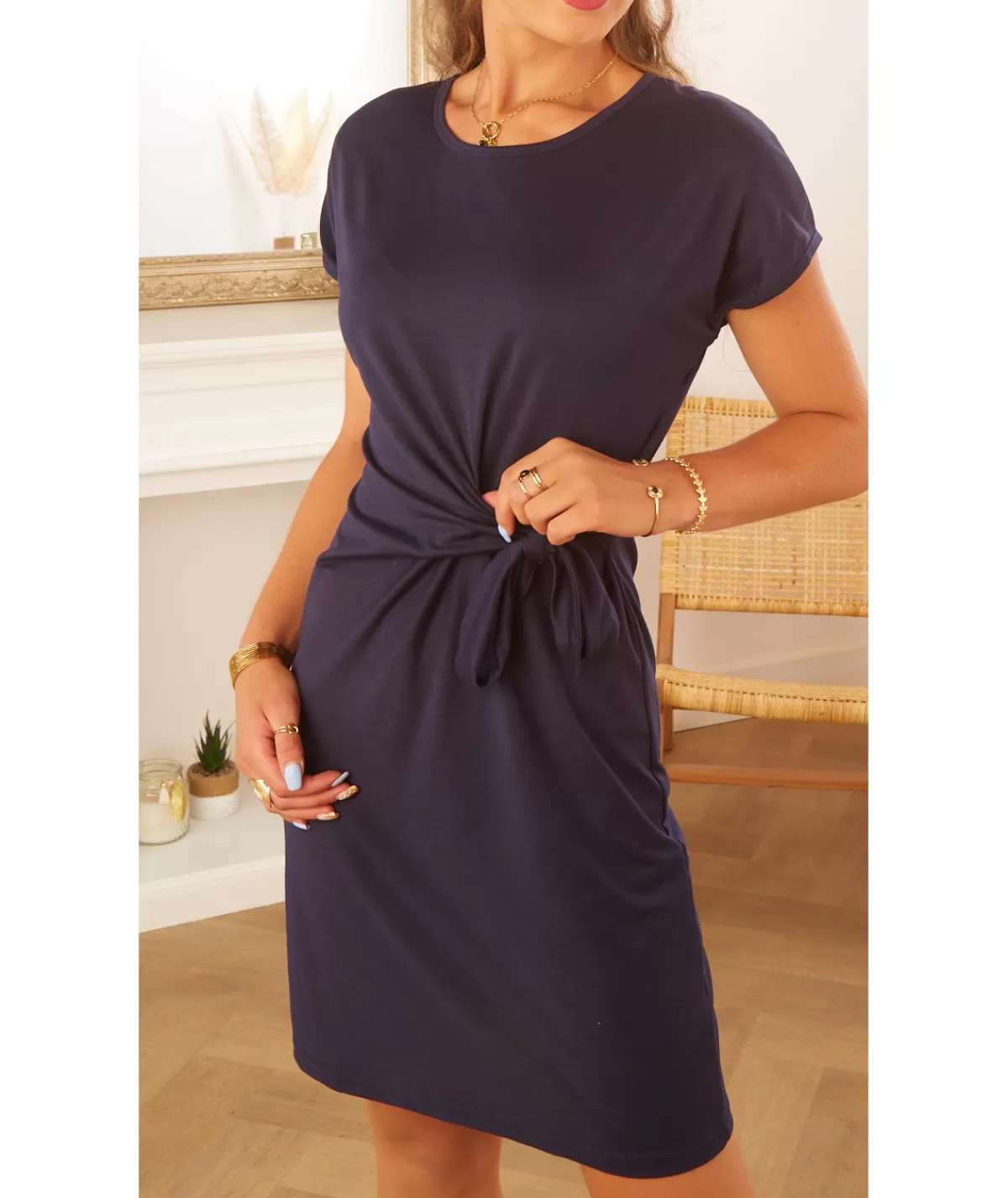 La boutique de Lilie Robes>ROBE ANNAELLE Marine