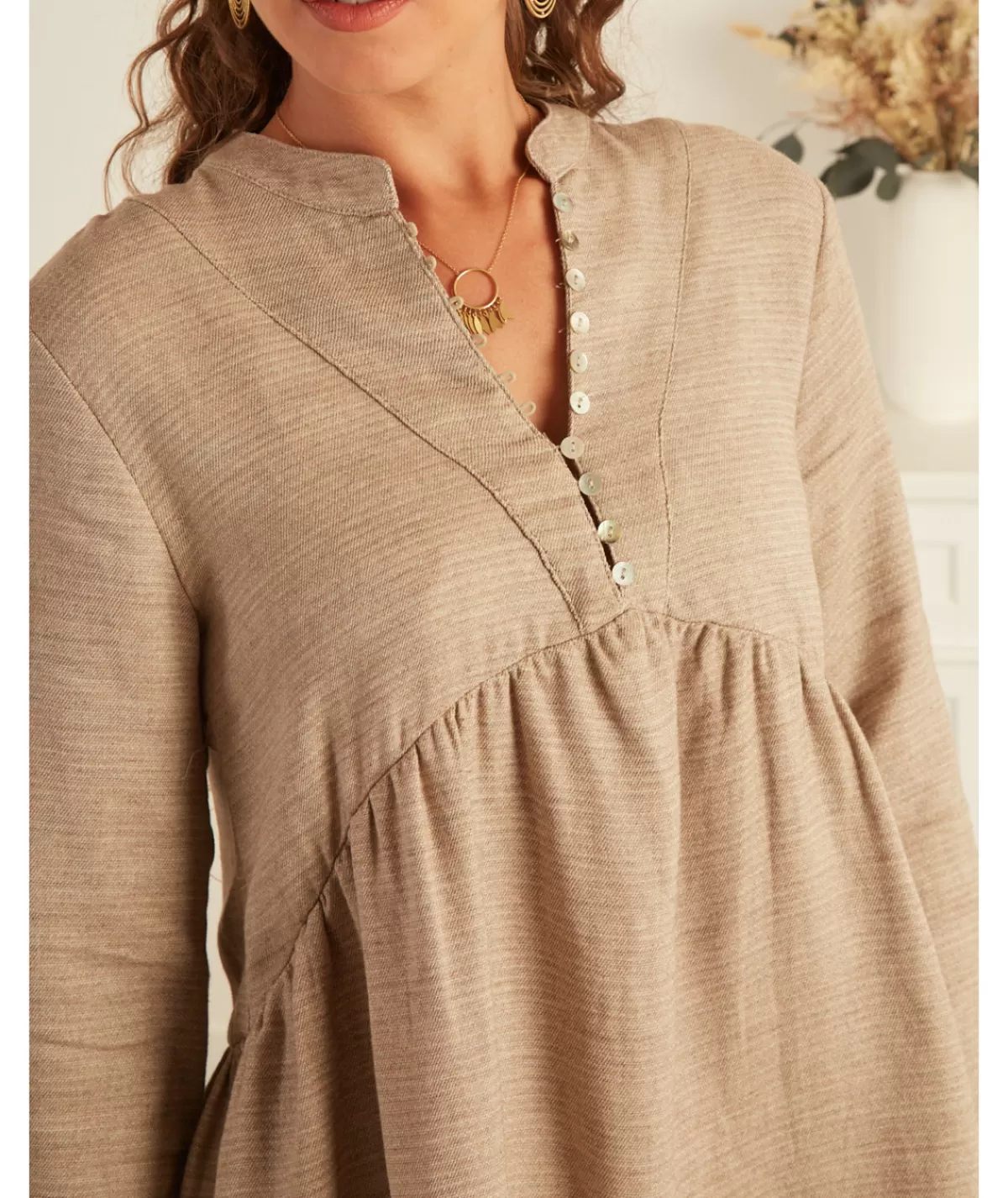 La boutique de Lilie Robes>ROBE ARIANE Taupe