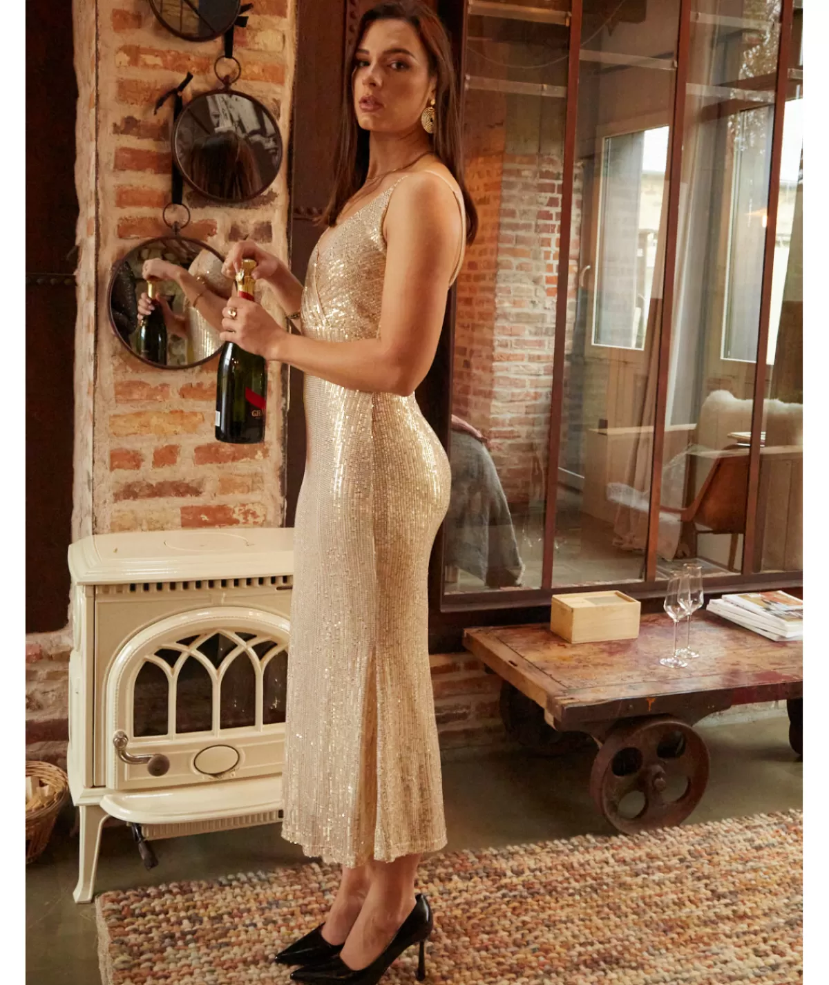 La boutique de Lilie Robes>ROBE ASTRIDE Dore