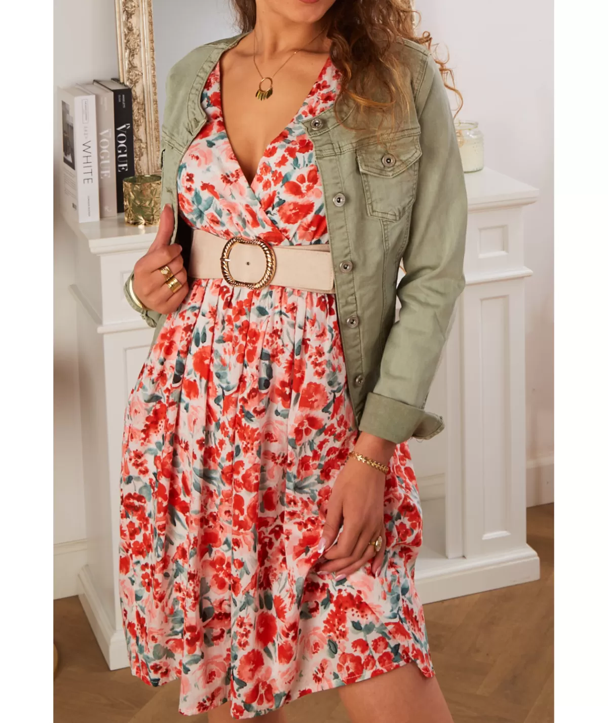 La boutique de Lilie Robes>ROBE BARBARA Rouge