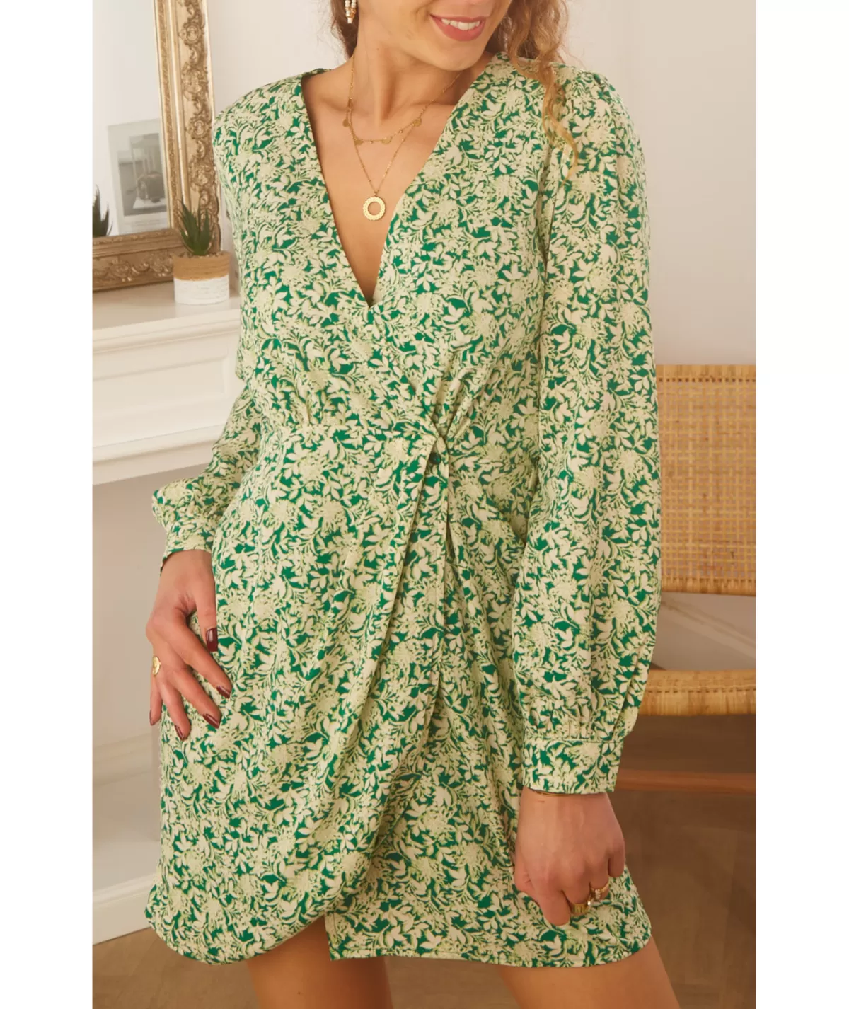 La boutique de Lilie Robes>ROBE BEA Vert