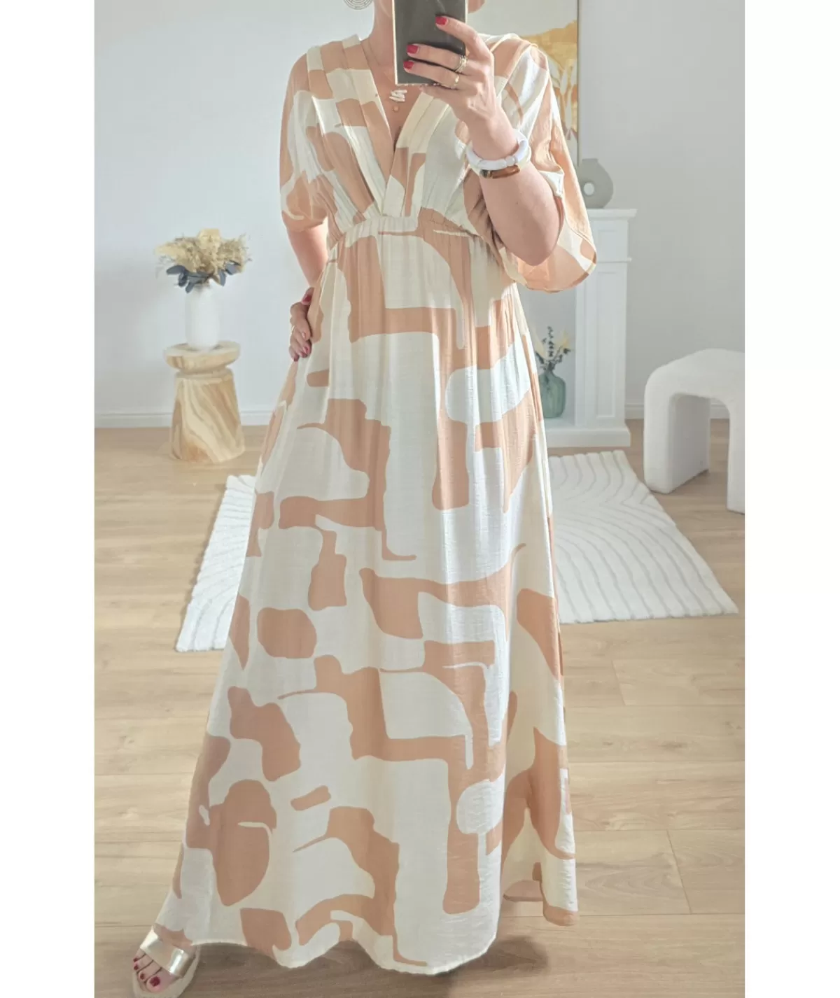 La boutique de Lilie Robes>ROBE BELLA Beige