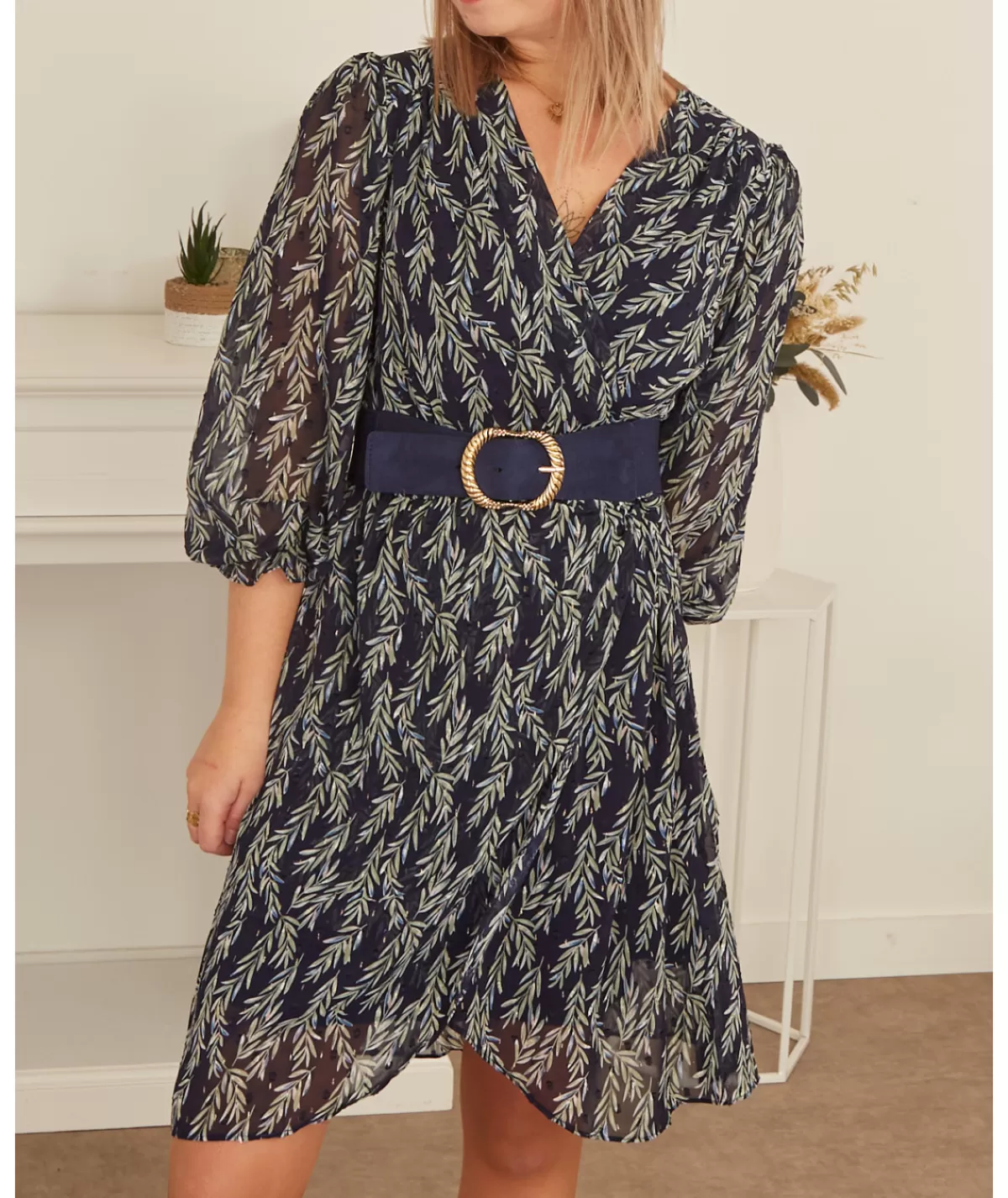 La boutique de Lilie Robes>ROBE BRIDGET Bleu