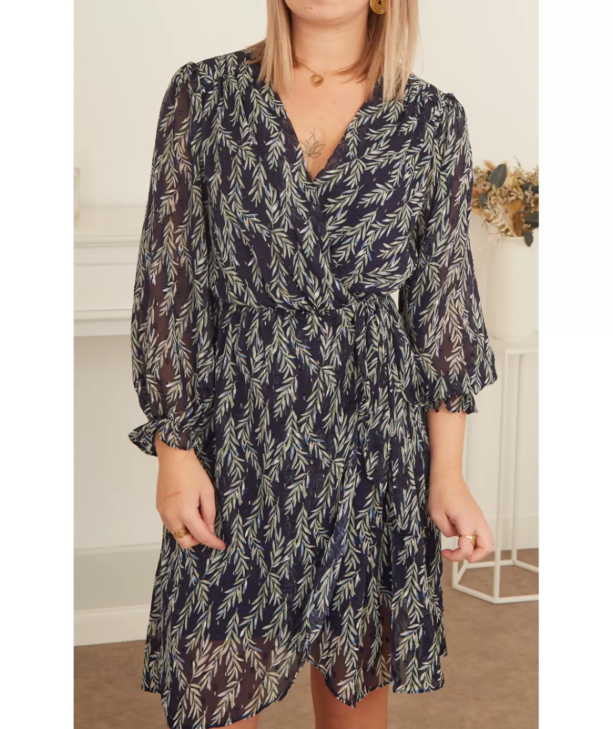 La boutique de Lilie Robes>ROBE BRIDGET Bleu