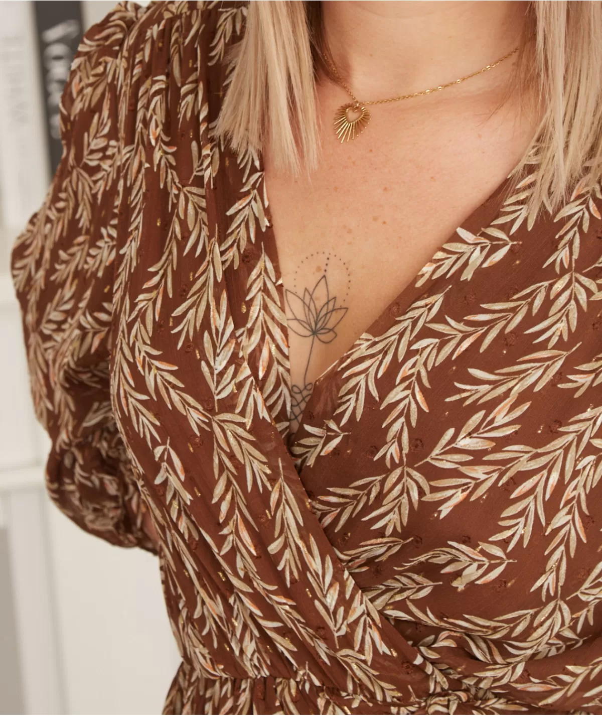La boutique de Lilie Robes>ROBE BRIDGET Marron/brun
