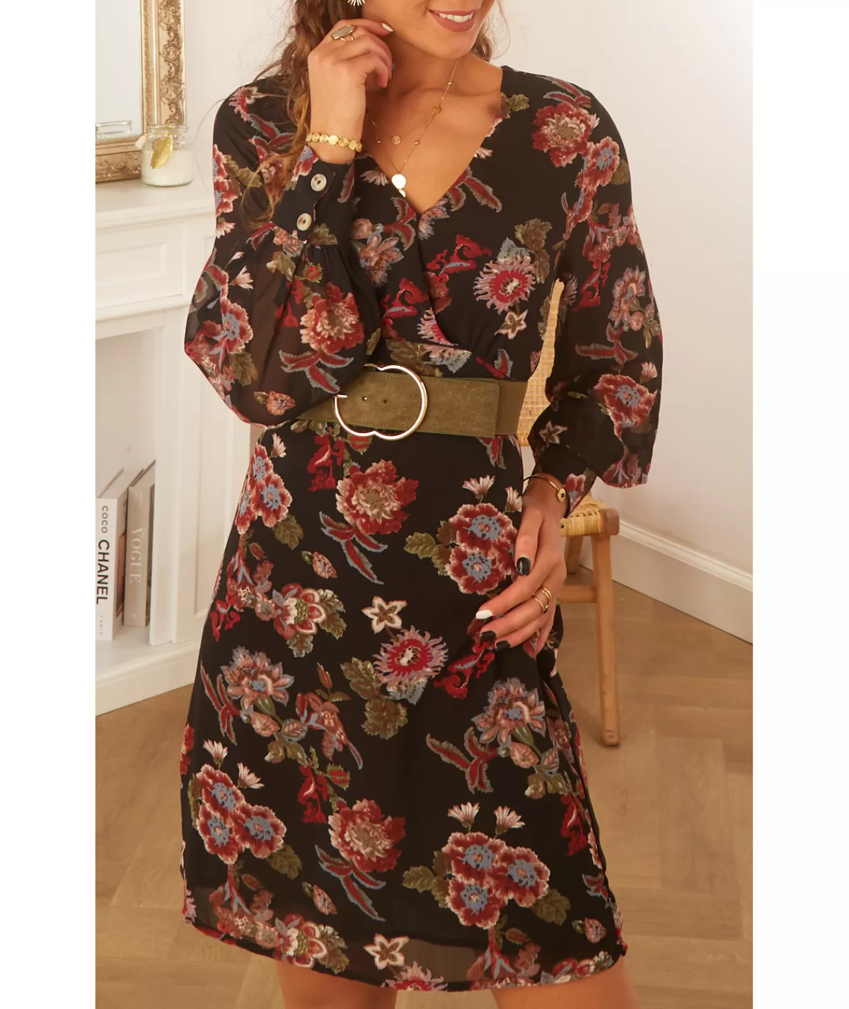La boutique de Lilie Robes>ROBE BRUNE Noir