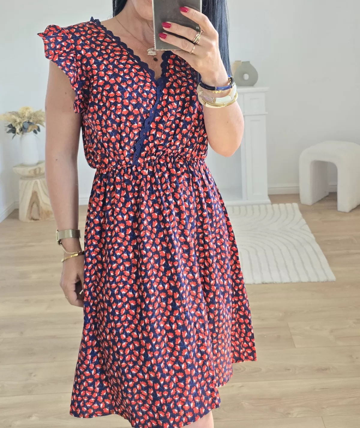 La boutique de Lilie Robes>ROBE CANDICE Rouge
