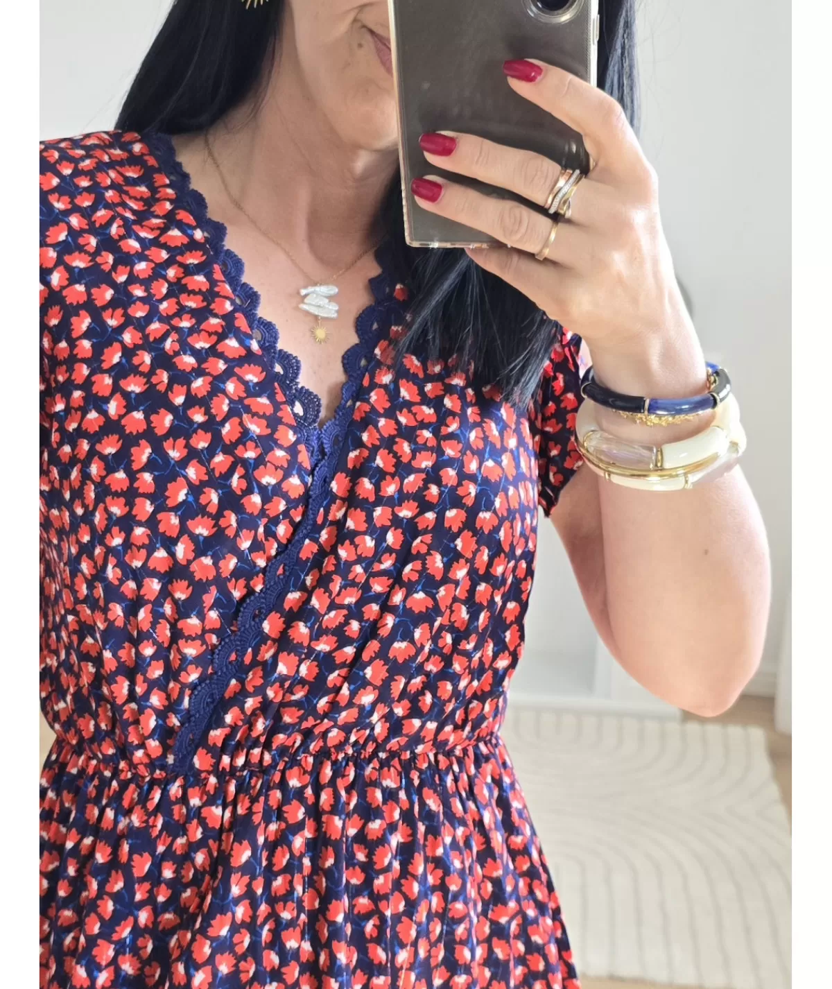 La boutique de Lilie Robes>ROBE CANDICE Rouge