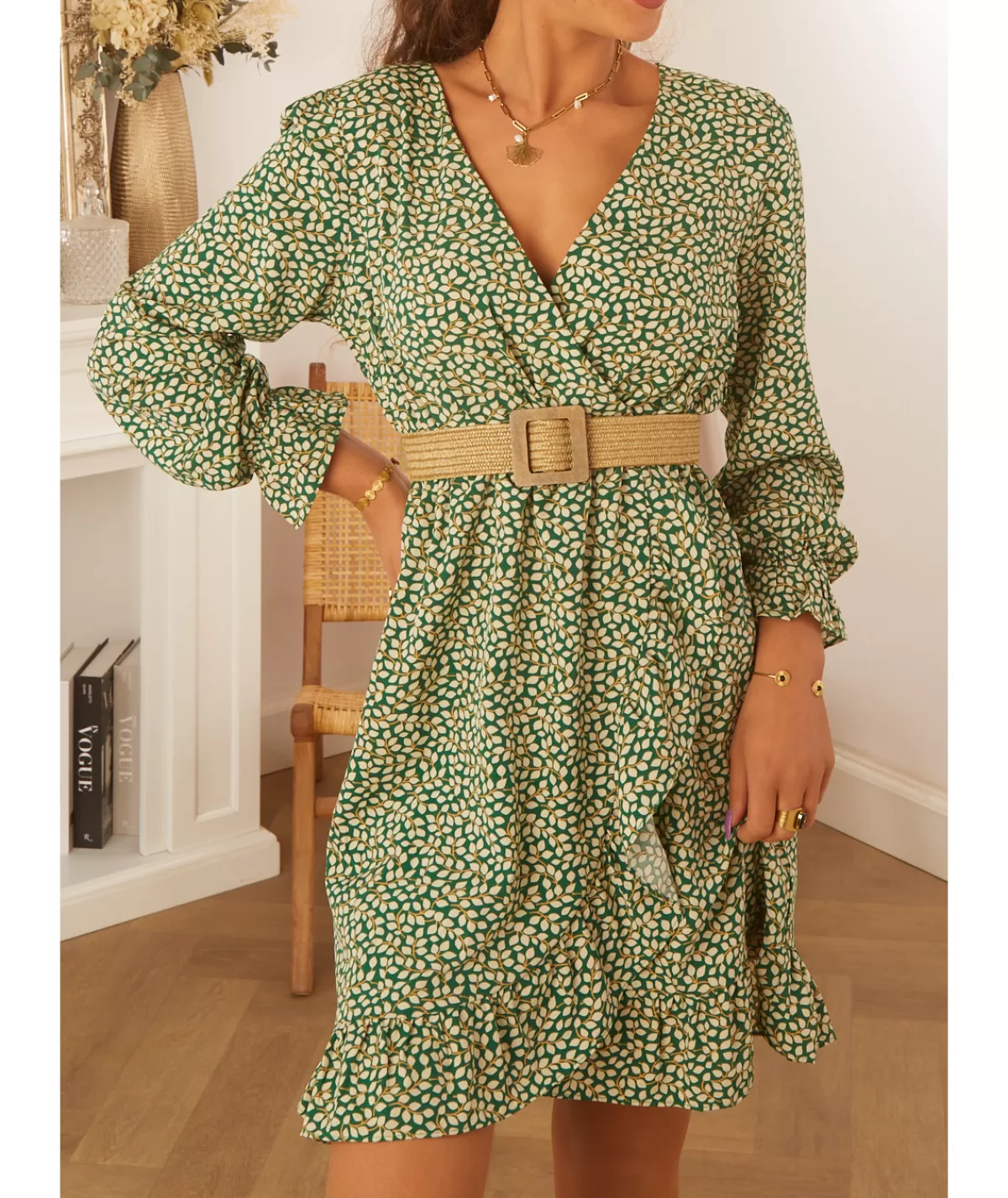 La boutique de Lilie Robes>ROBE CARLA Vert