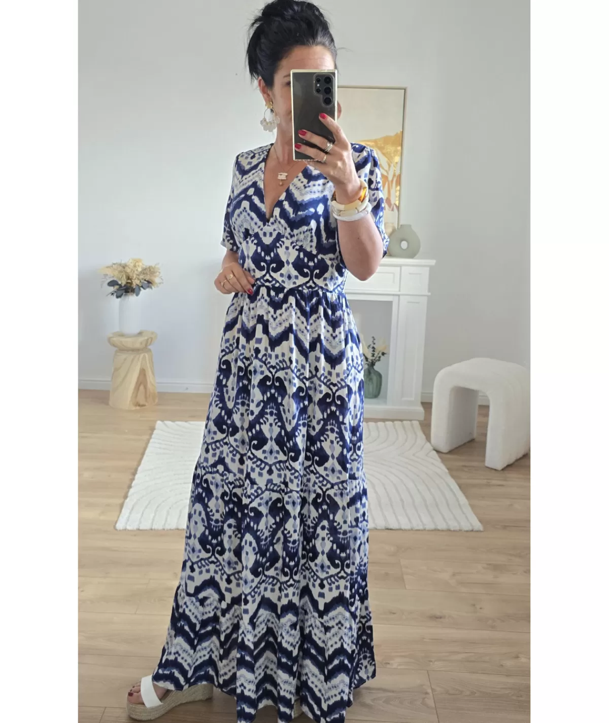 La boutique de Lilie Robes>ROBE CLEMENTINE Bleu