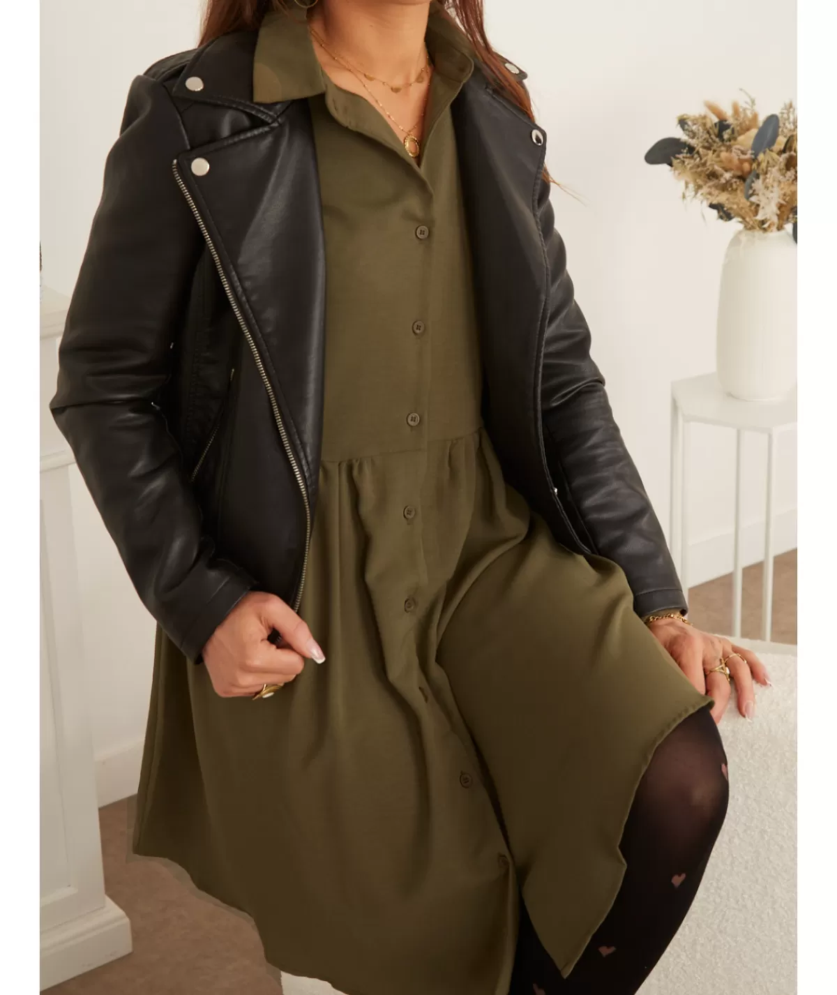 La boutique de Lilie Robes>ROBE CLEO Kaki