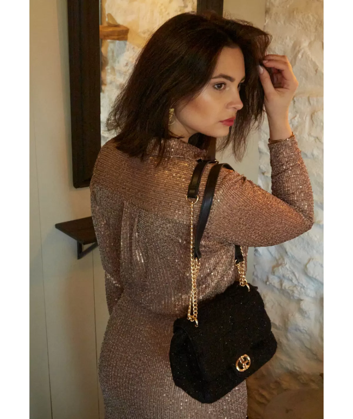 La boutique de Lilie Robes>ROBE CLOTHILDE Taupe