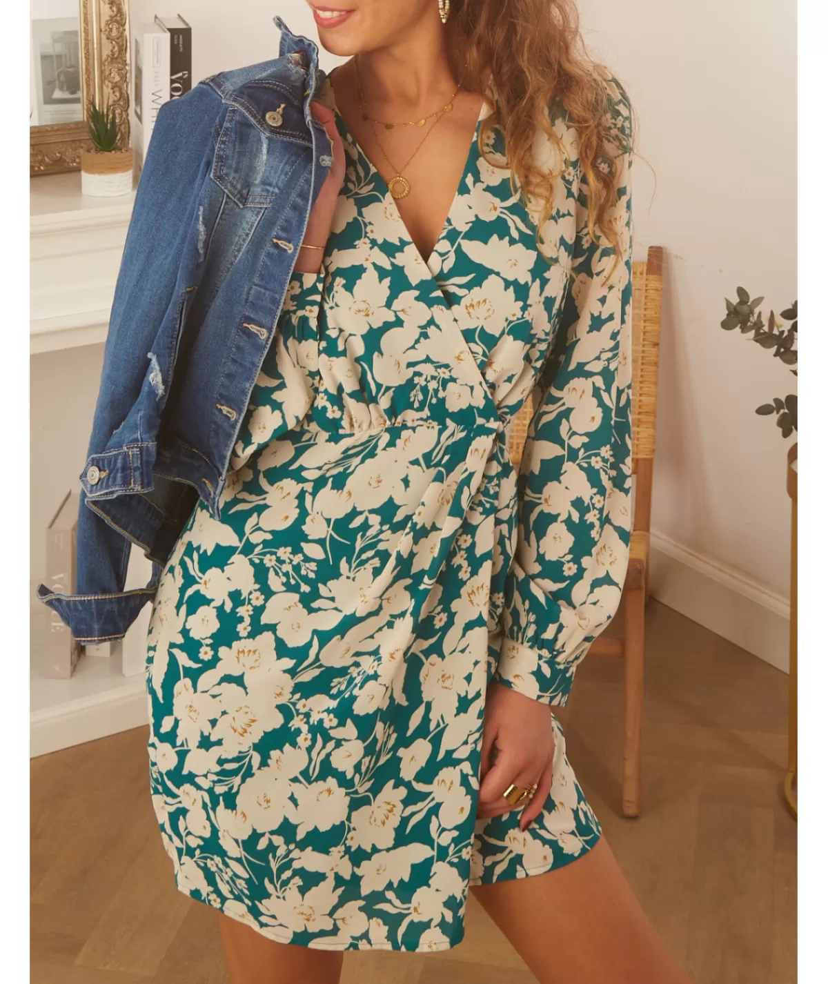 La boutique de Lilie Robes>ROBE CLOTILDE Vert