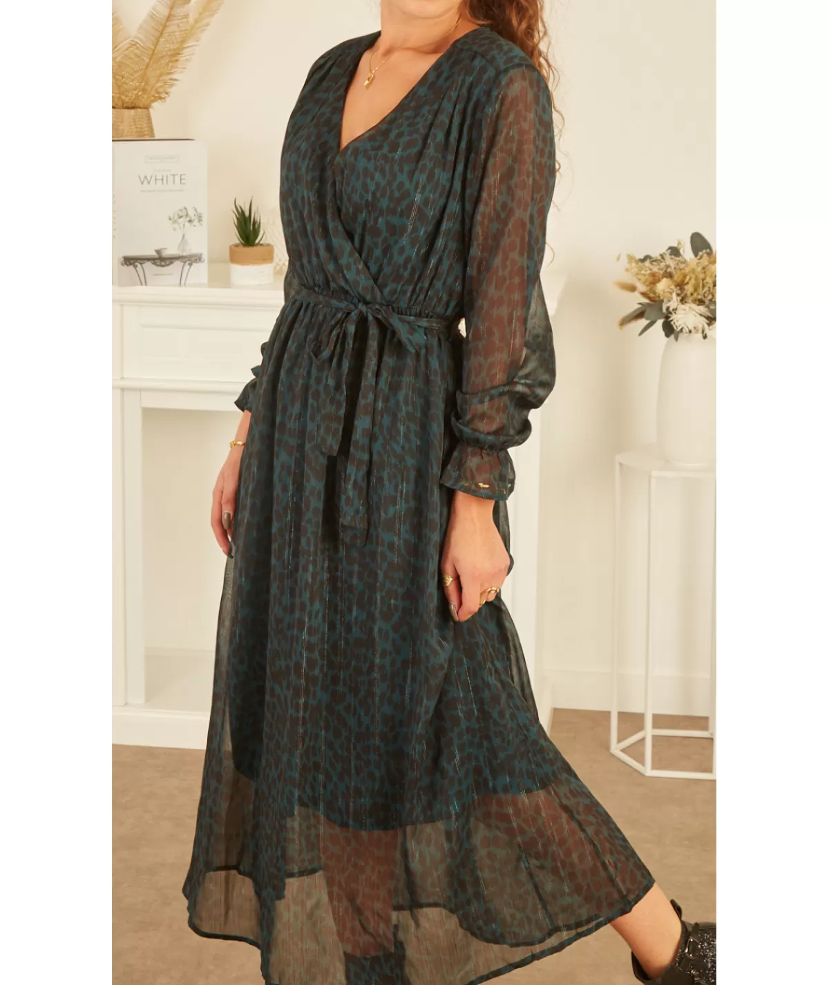 La boutique de Lilie Robes>ROBE DAINA Vert