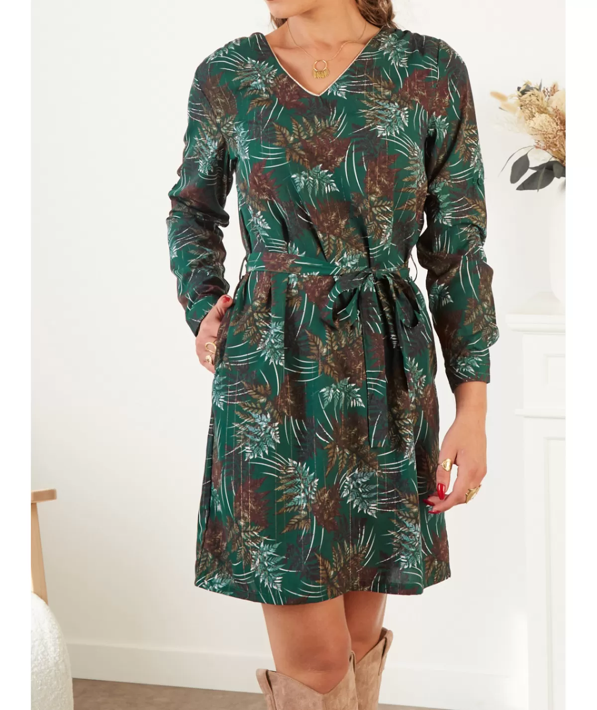 La boutique de Lilie Robes>ROBE DANIE Vert