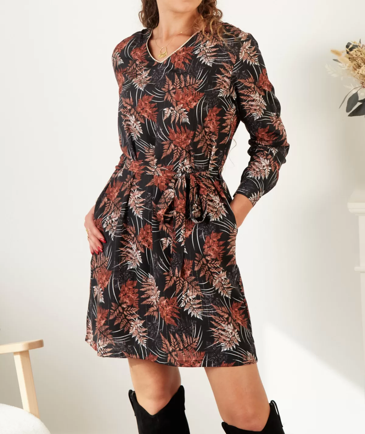 La boutique de Lilie Robes>ROBE DANIE Noir