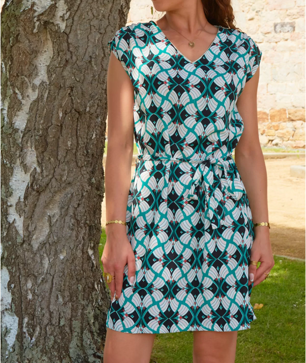La boutique de Lilie Robes>ROBE DENISE Vert