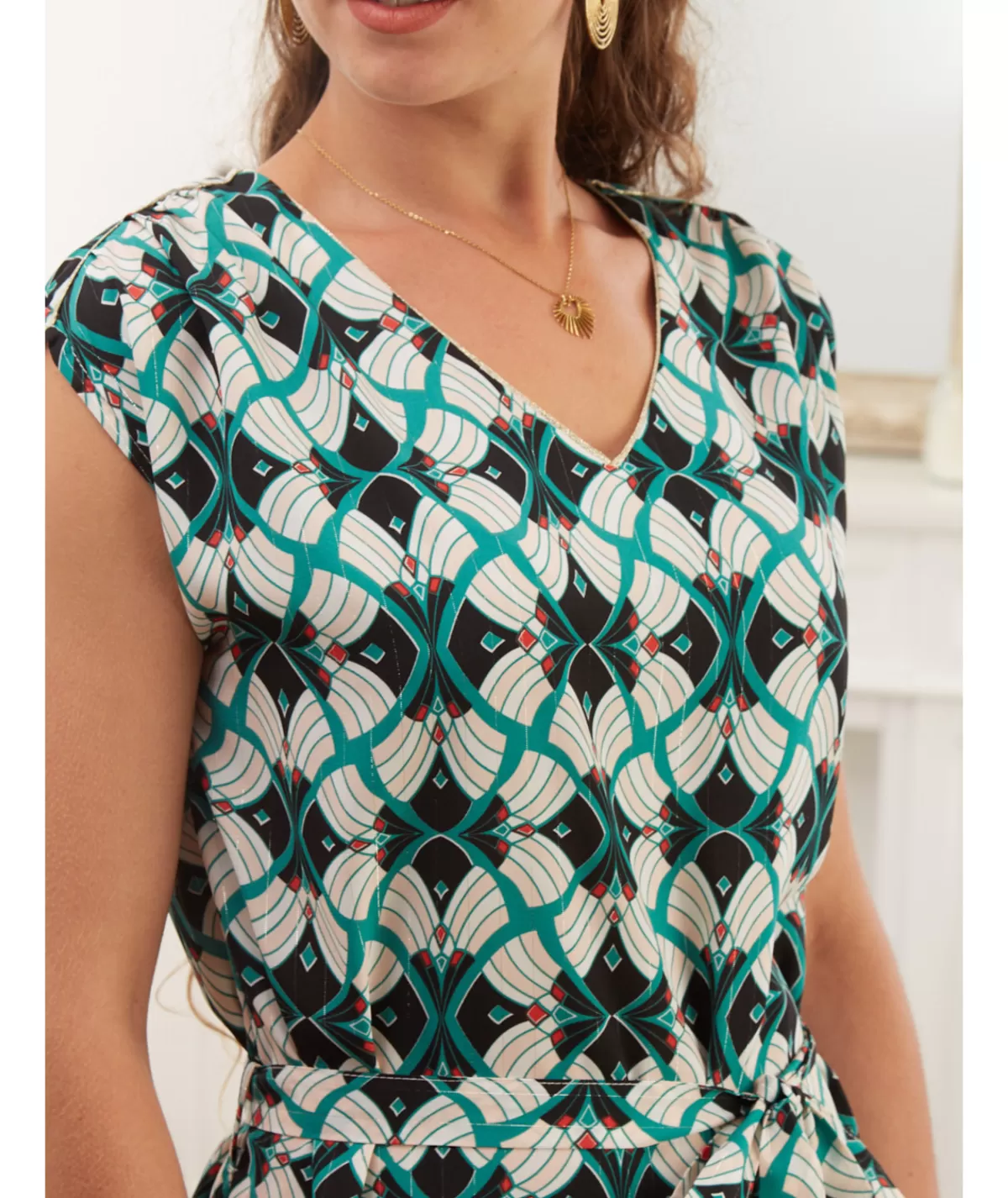La boutique de Lilie Robes>ROBE DENISE Vert