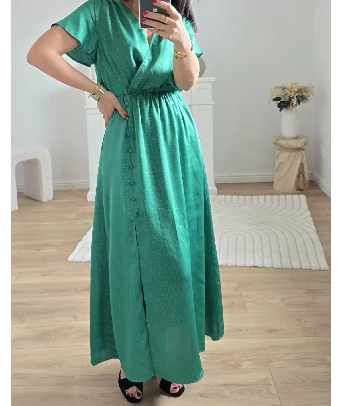 La boutique de Lilie Robes>ROBE DONATIEN Vert