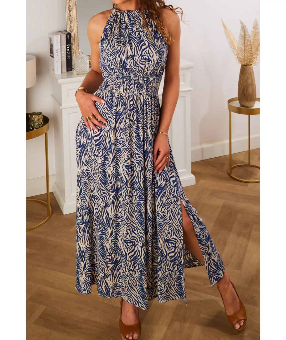 La boutique de Lilie Robes>ROBE DORLANE Bleu