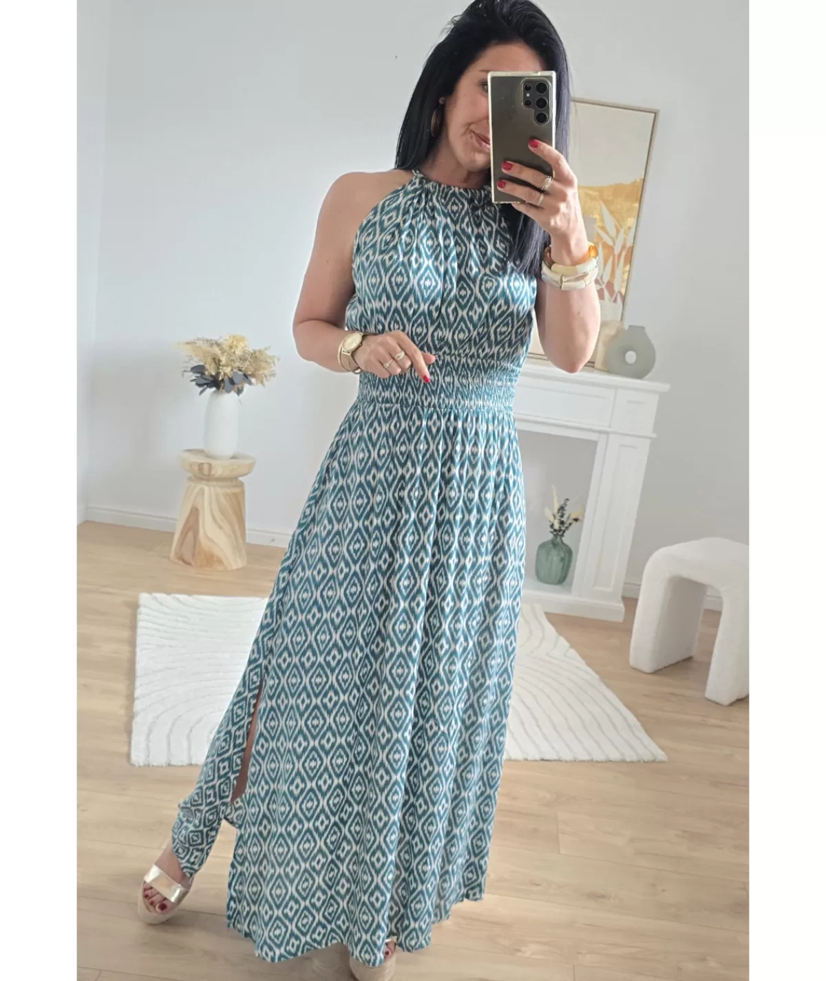 La boutique de Lilie Robes>ROBE ELEONORE Vert