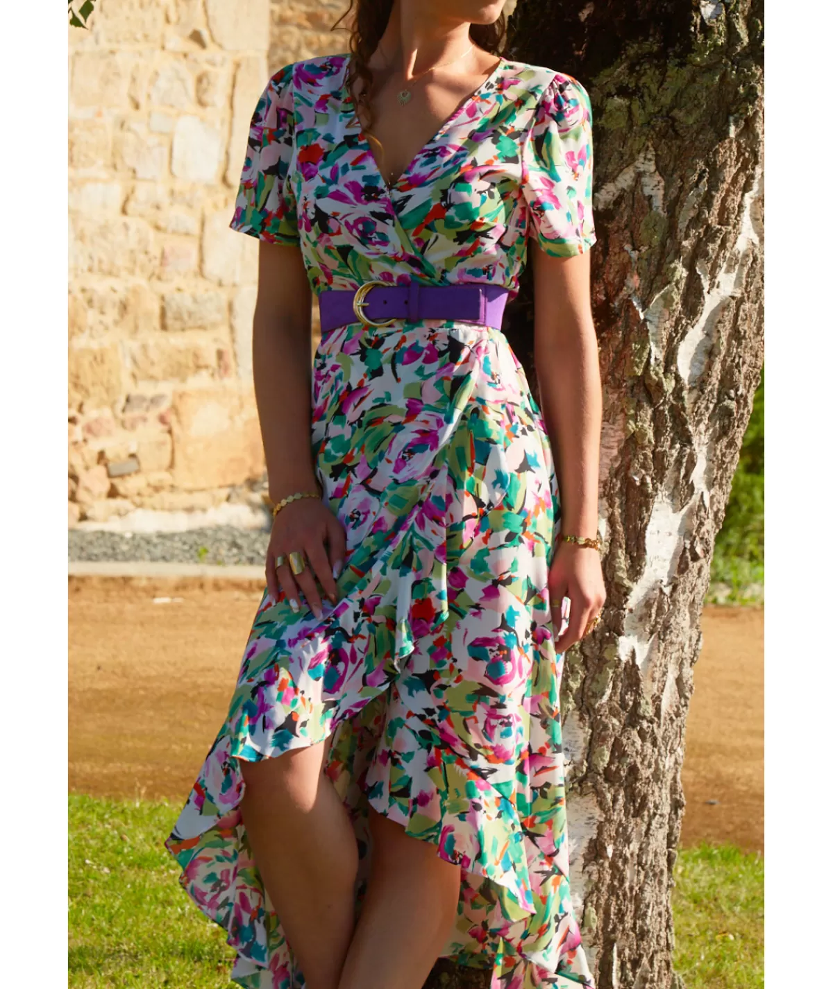La boutique de Lilie Robes>ROBE ELISE Vert