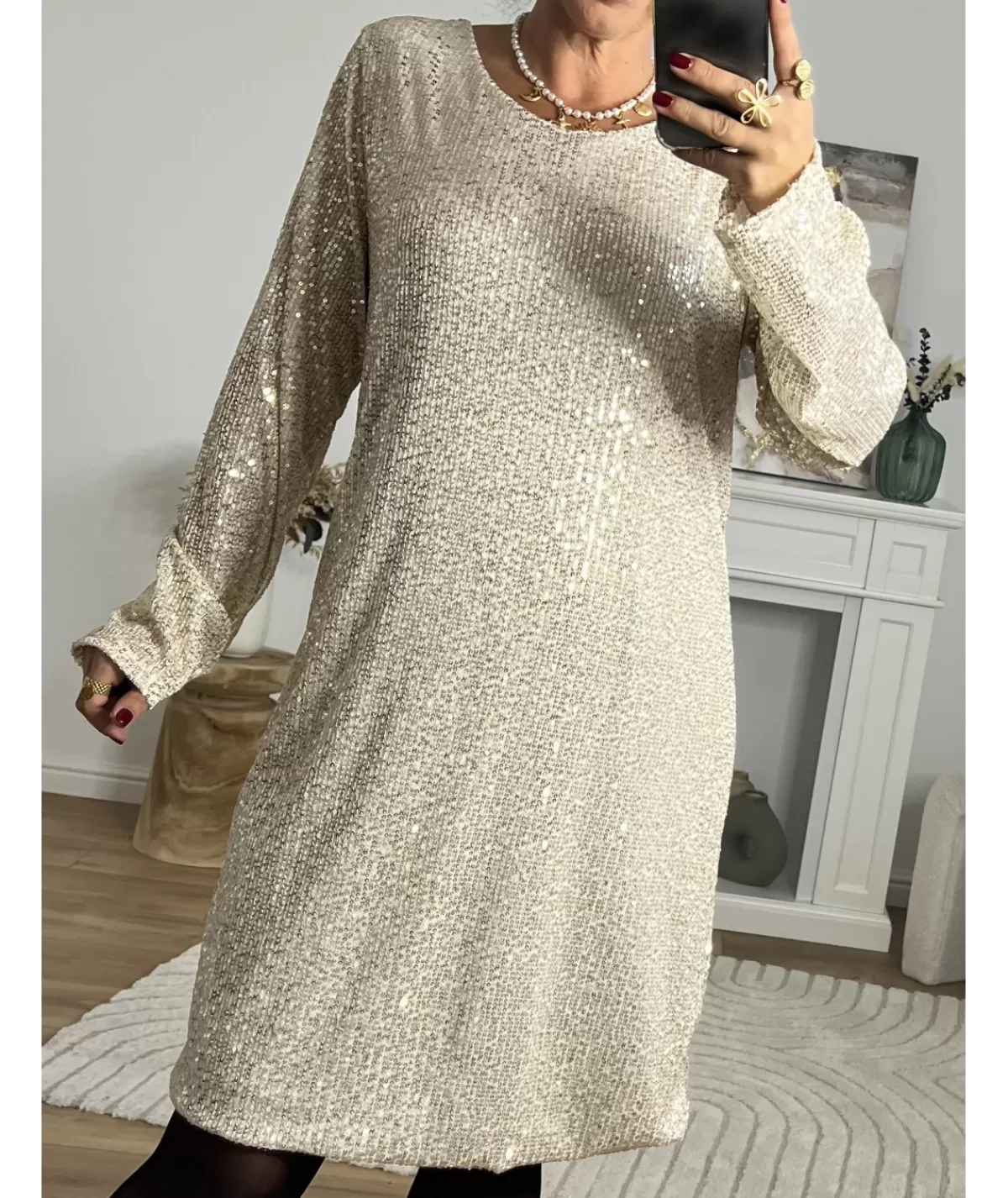 La boutique de Lilie Robes>ROBE ELVINA Dore