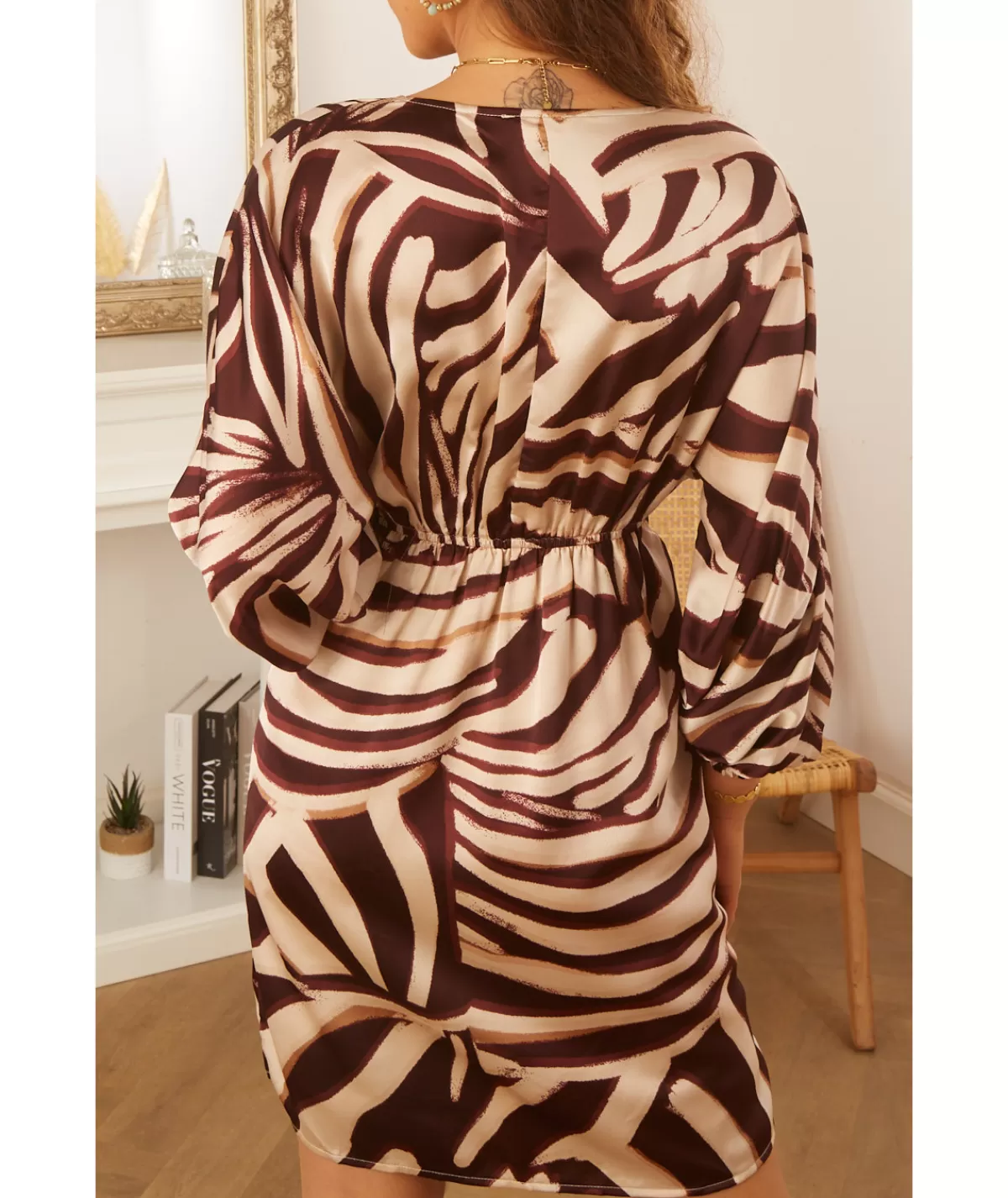 La boutique de Lilie Robes>ROBE ELYSE Marron