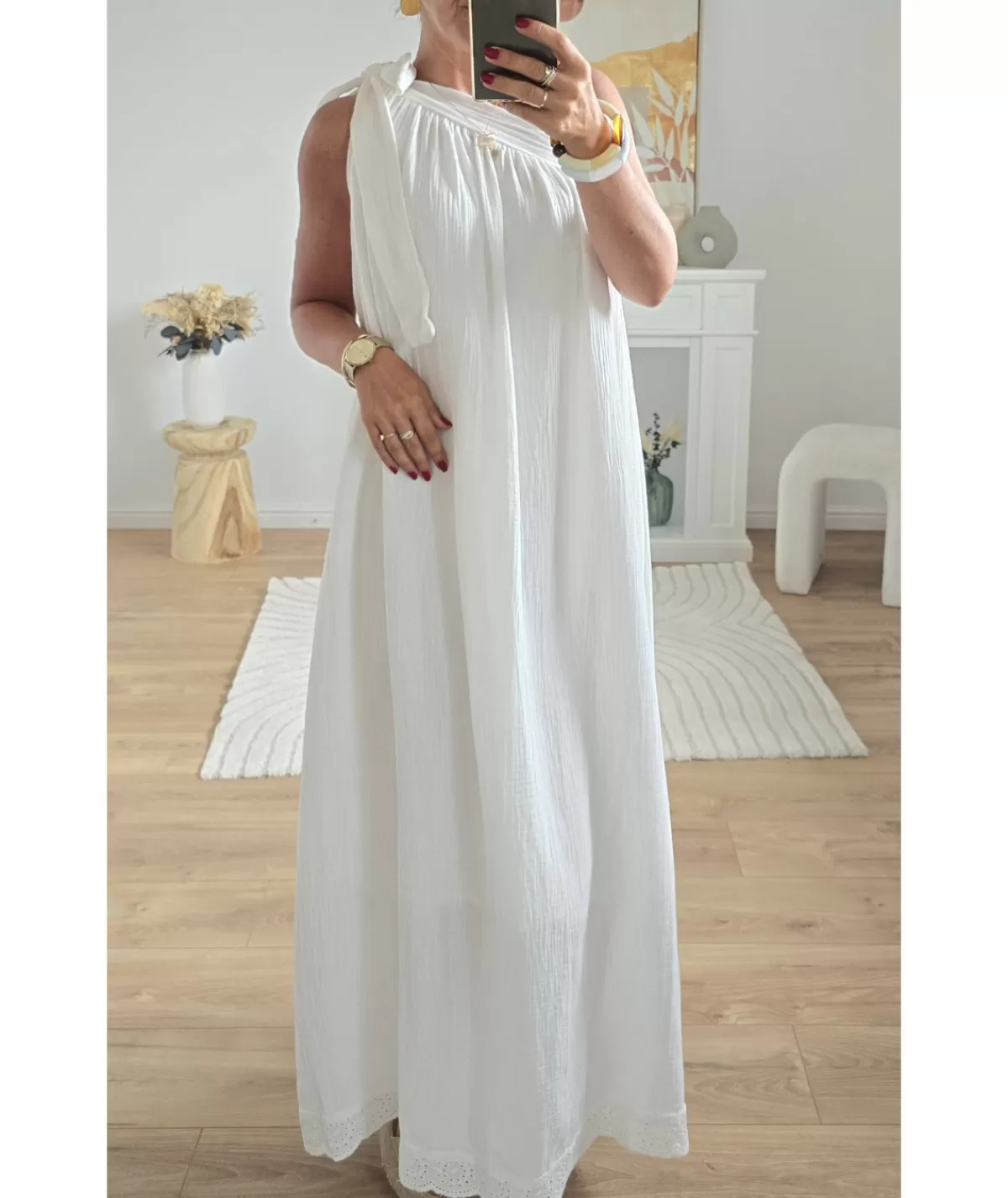 La boutique de Lilie Robes>ROBE EMILIA Blanc