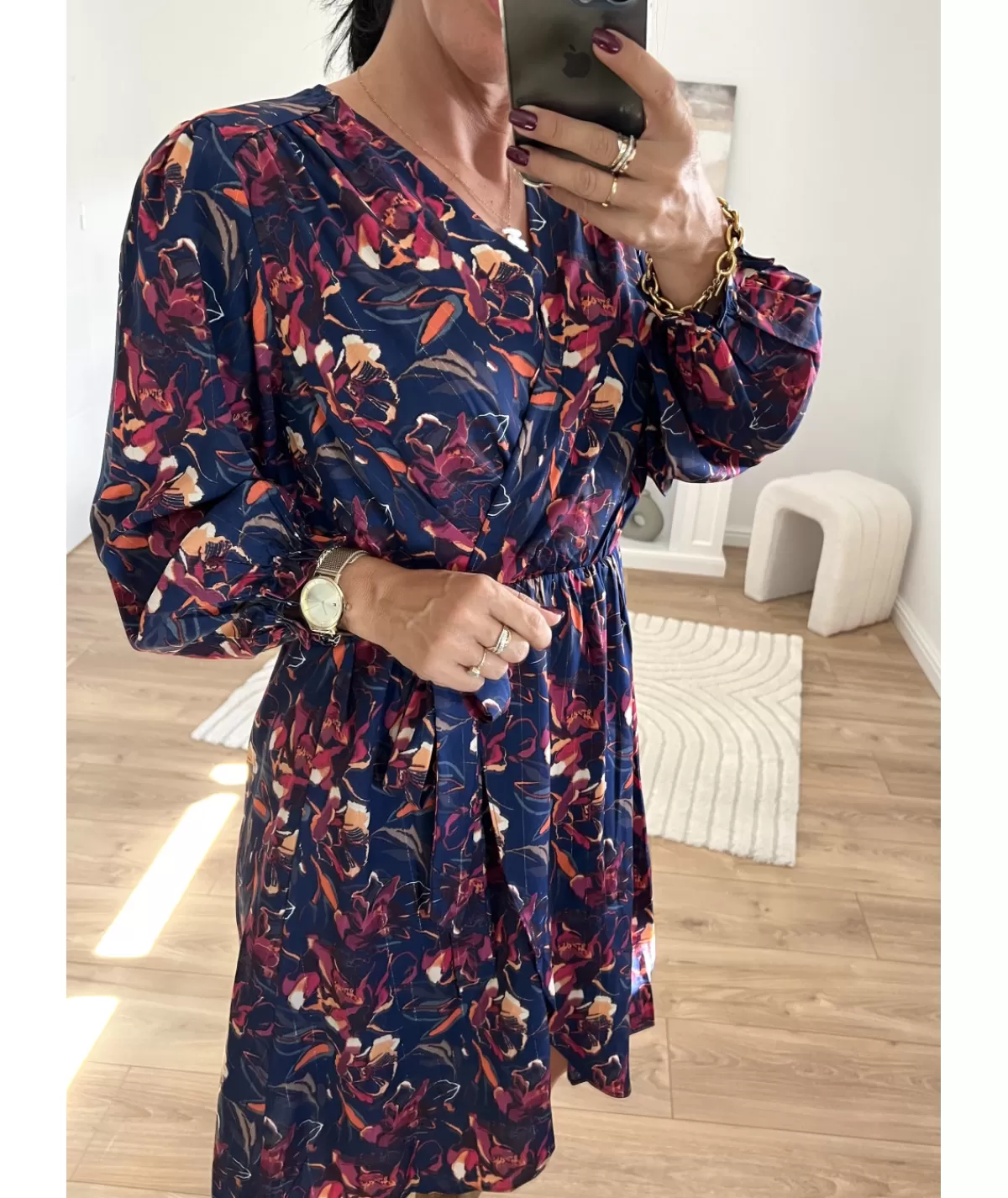 La boutique de Lilie Robes>ROBE EMILIEN Marine