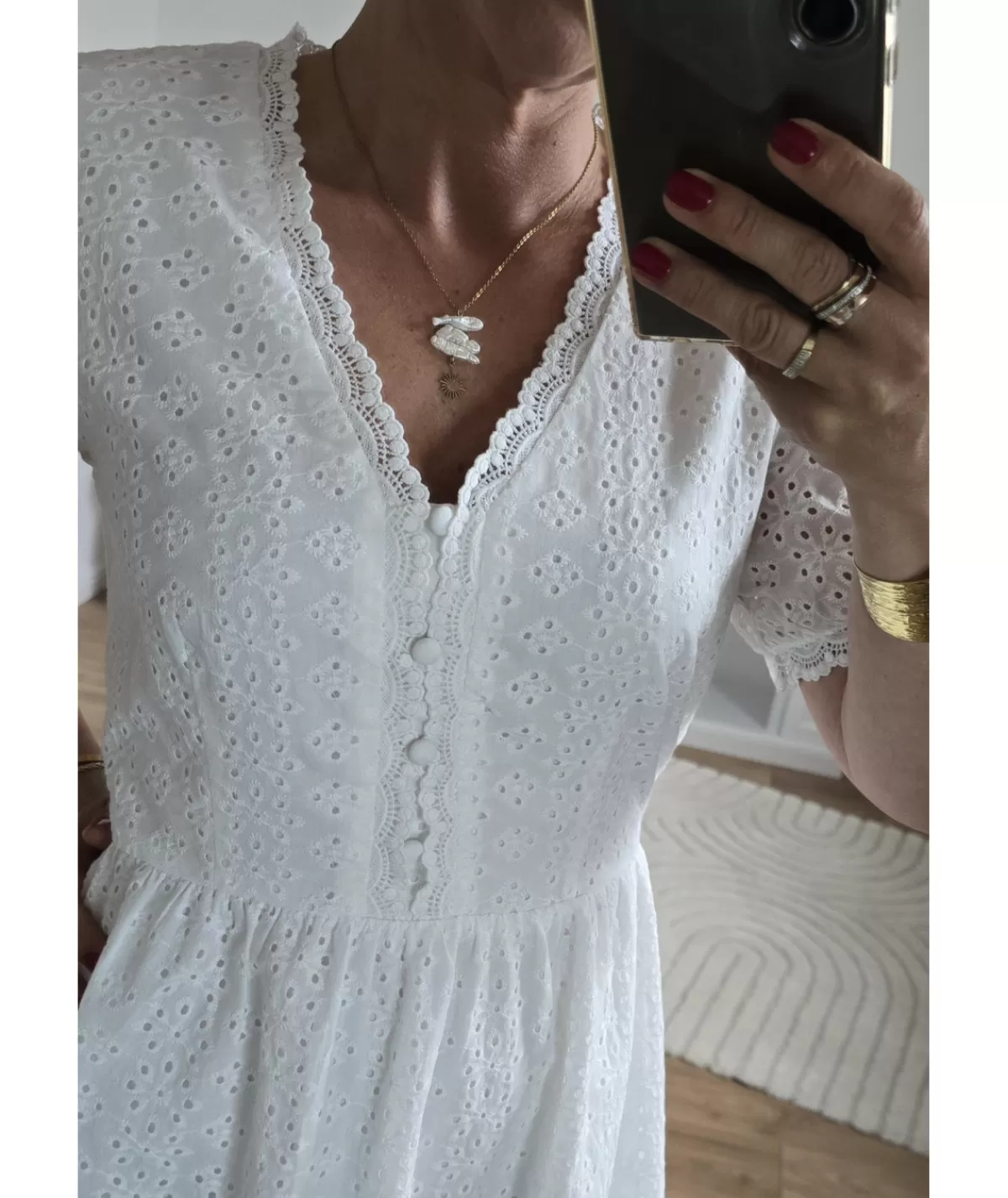La boutique de Lilie Robes>ROBE EMMA Blanc
