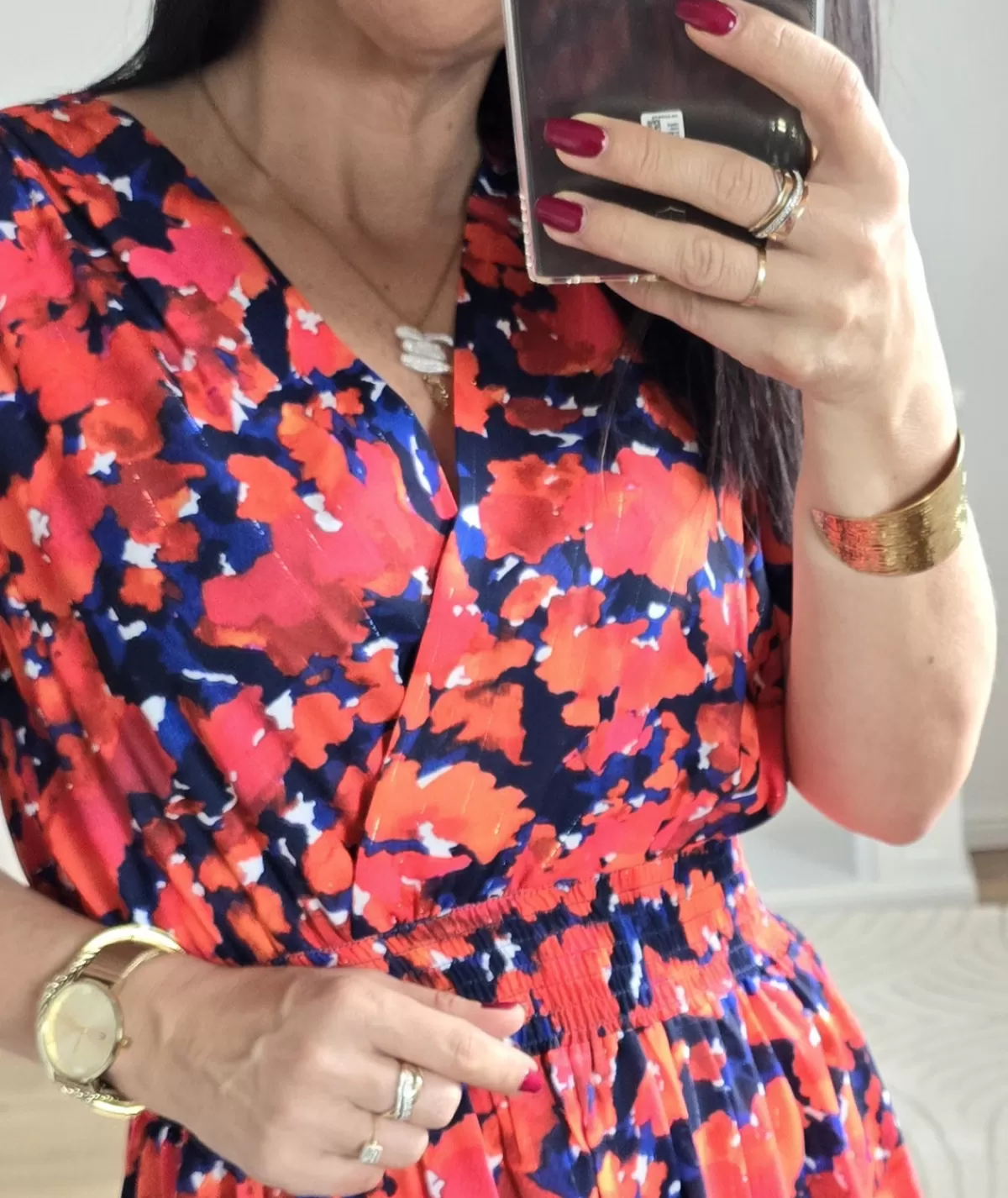 La boutique de Lilie Robes>ROBE ESTEBANE LONGUE Rouge