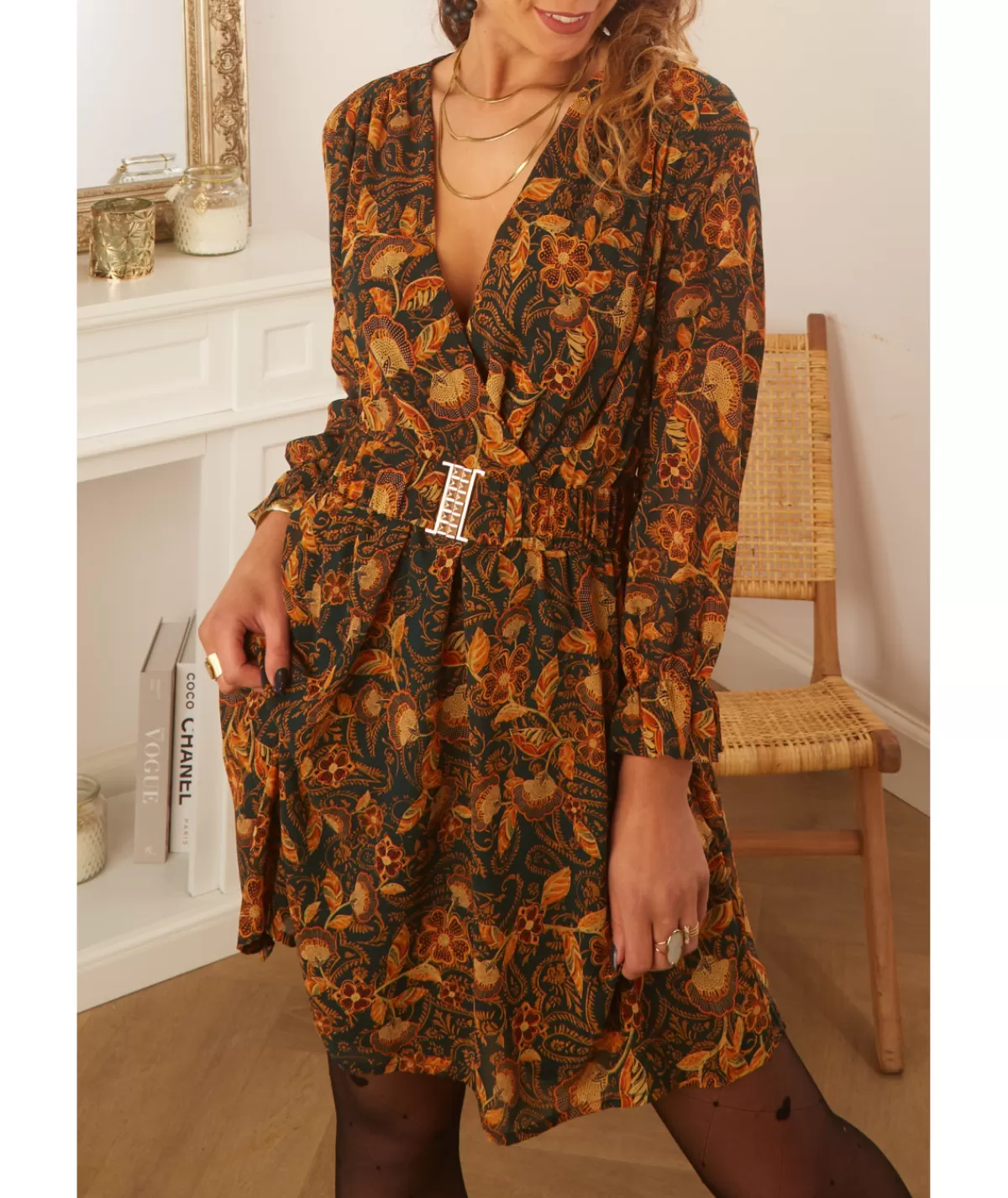 La boutique de Lilie Robes>ROBE ESTELLE Vert