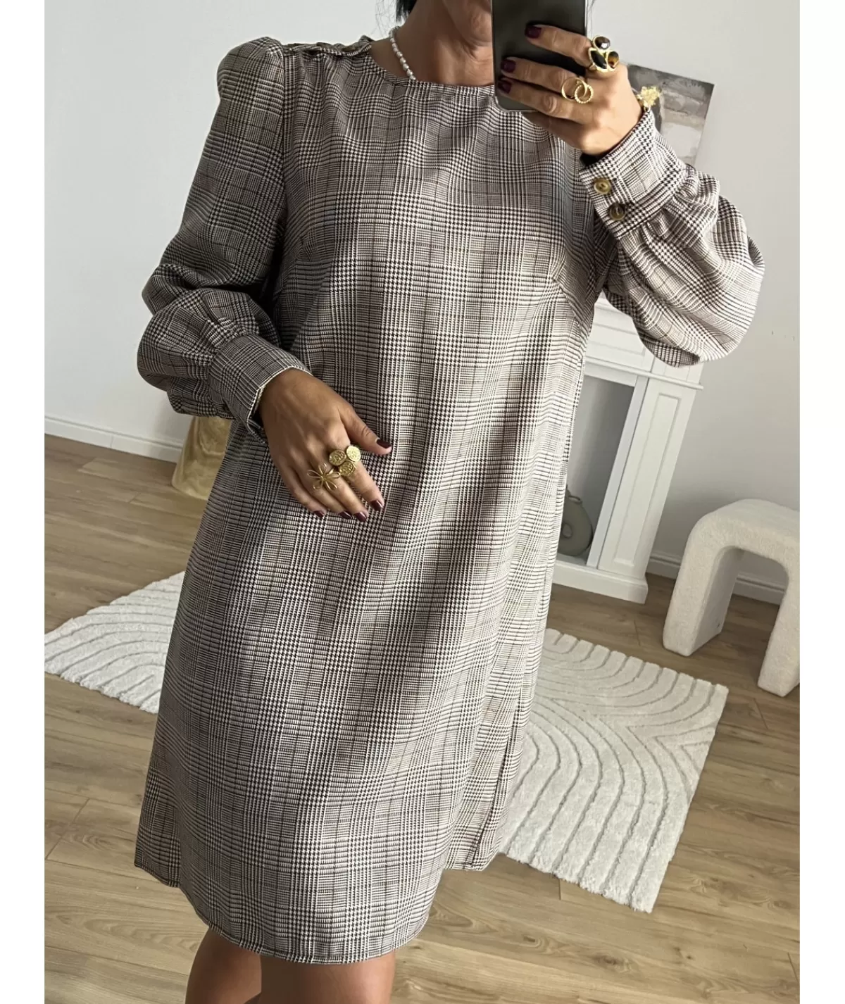 La boutique de Lilie Robes>ROBE ETIENNE Taupe