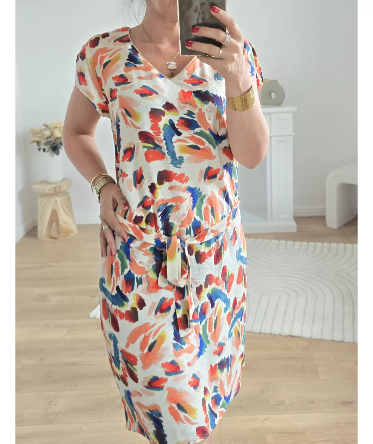 La boutique de Lilie Robes>ROBE EULALIE Corail